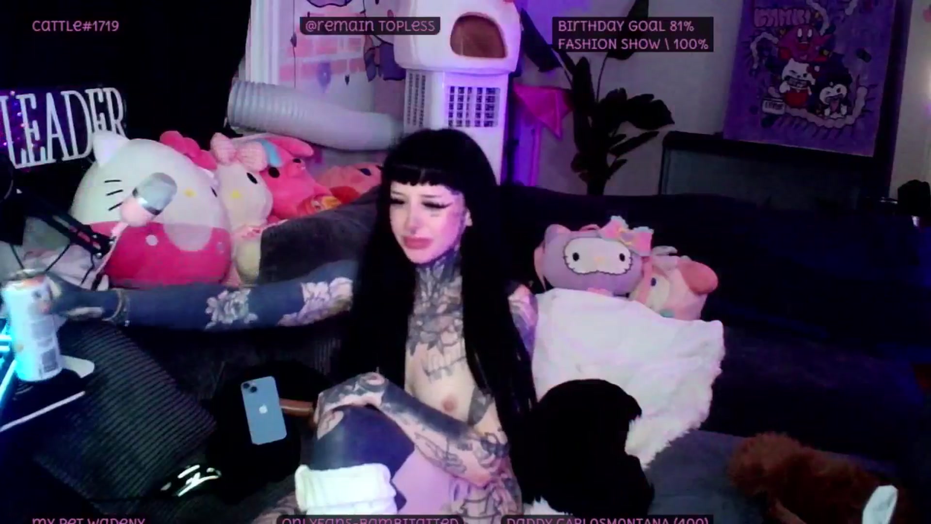 Gallery image thumbnail from Tattoobambi's myfreecams stream on, 07/11/2025, 04:47 image 15 of 20