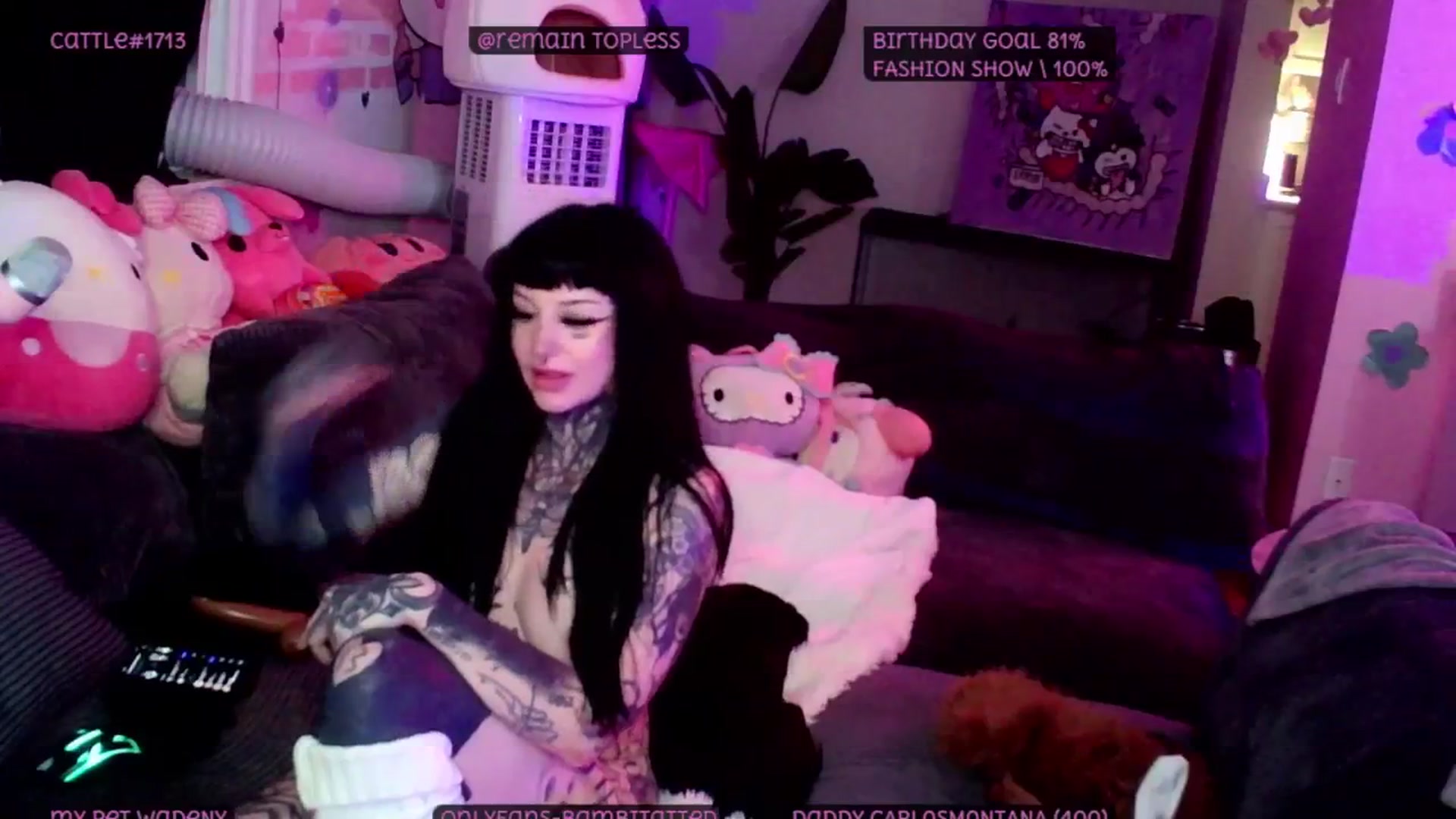 Gallery image thumbnail from Tattoobambi's myfreecams stream on, 07/11/2025, 04:47 image 16 of 20
