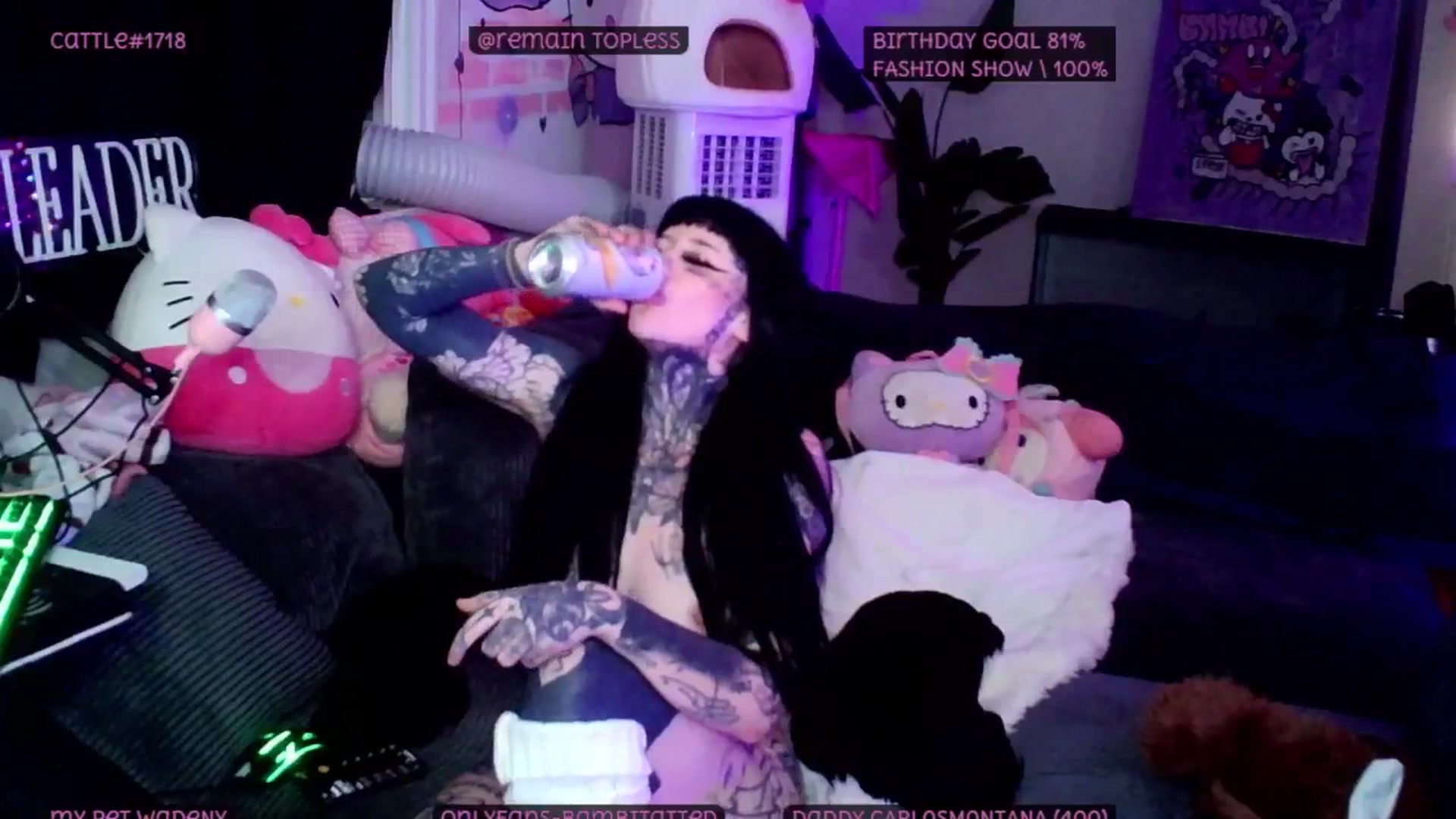 Gallery image thumbnail from Tattoobambi's myfreecams stream on, 07/11/2025, 04:47 image 14 of 20