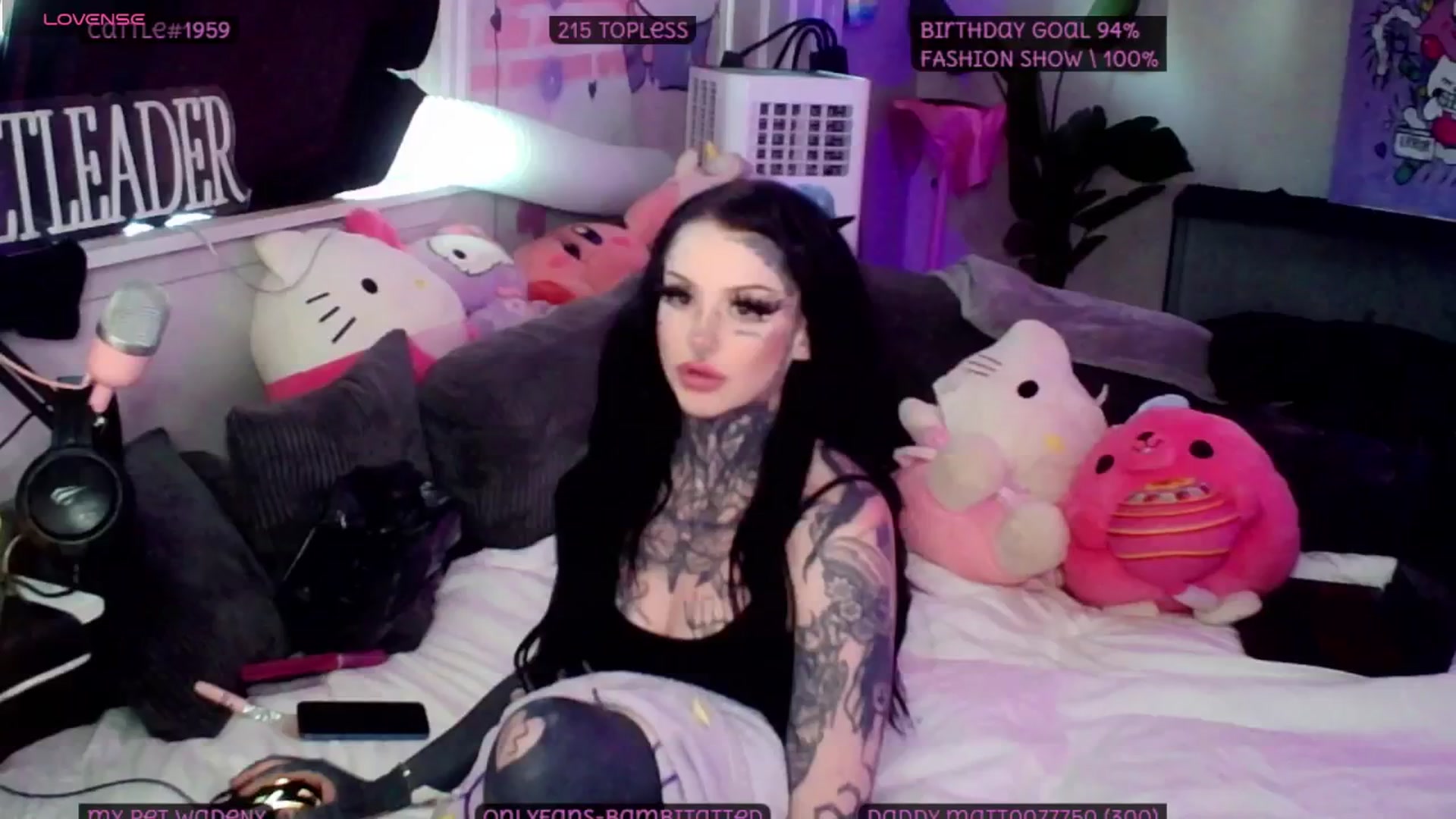 Gallery image thumbnail from Tattoobambi's myfreecams stream on, 07/18/2025, 23:13 image 16 of 20