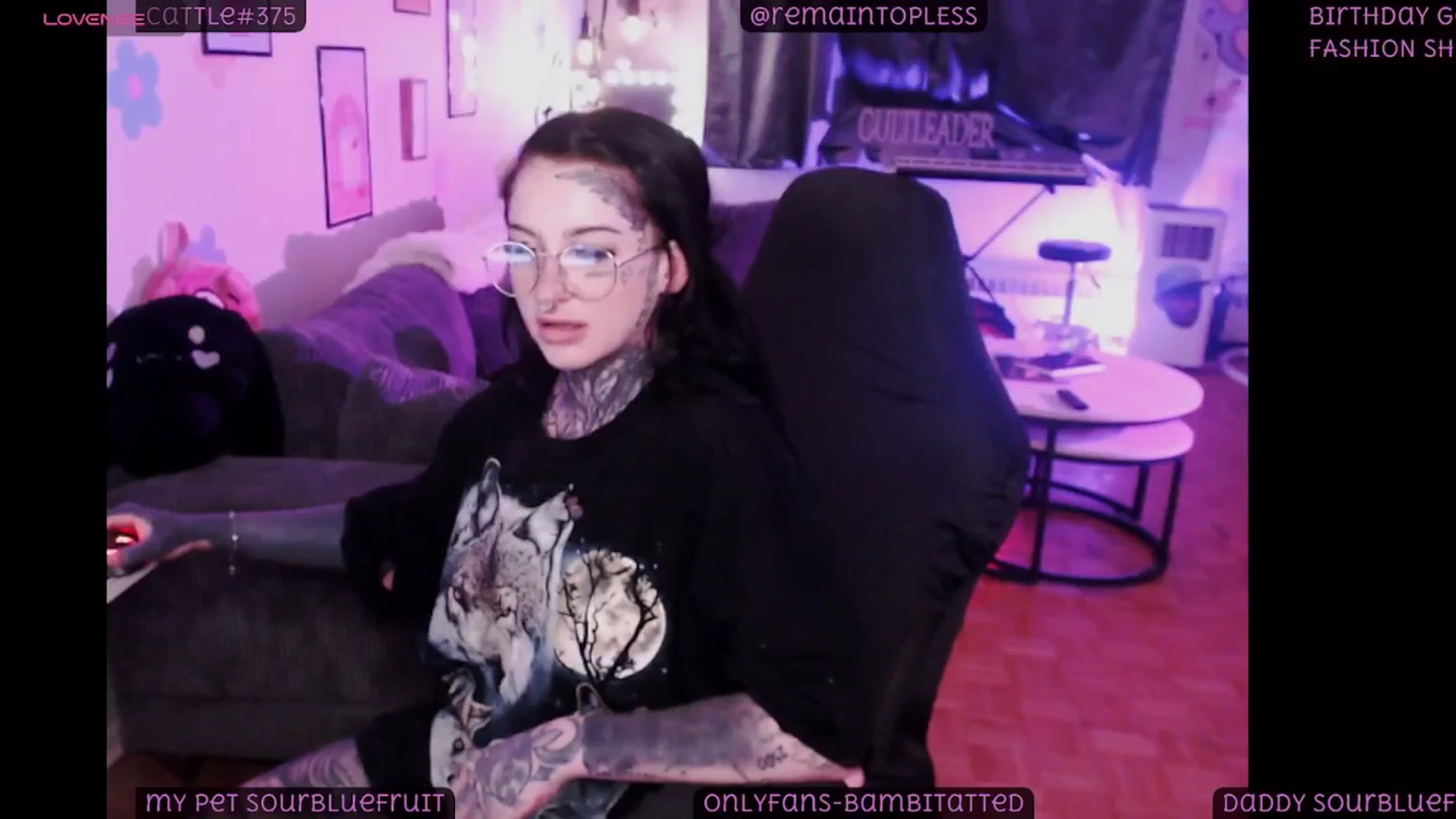 Gallery image thumbnail from Tattoobambi's myfreecams stream on, 08/12/2025, 06:31 image 4 of 20