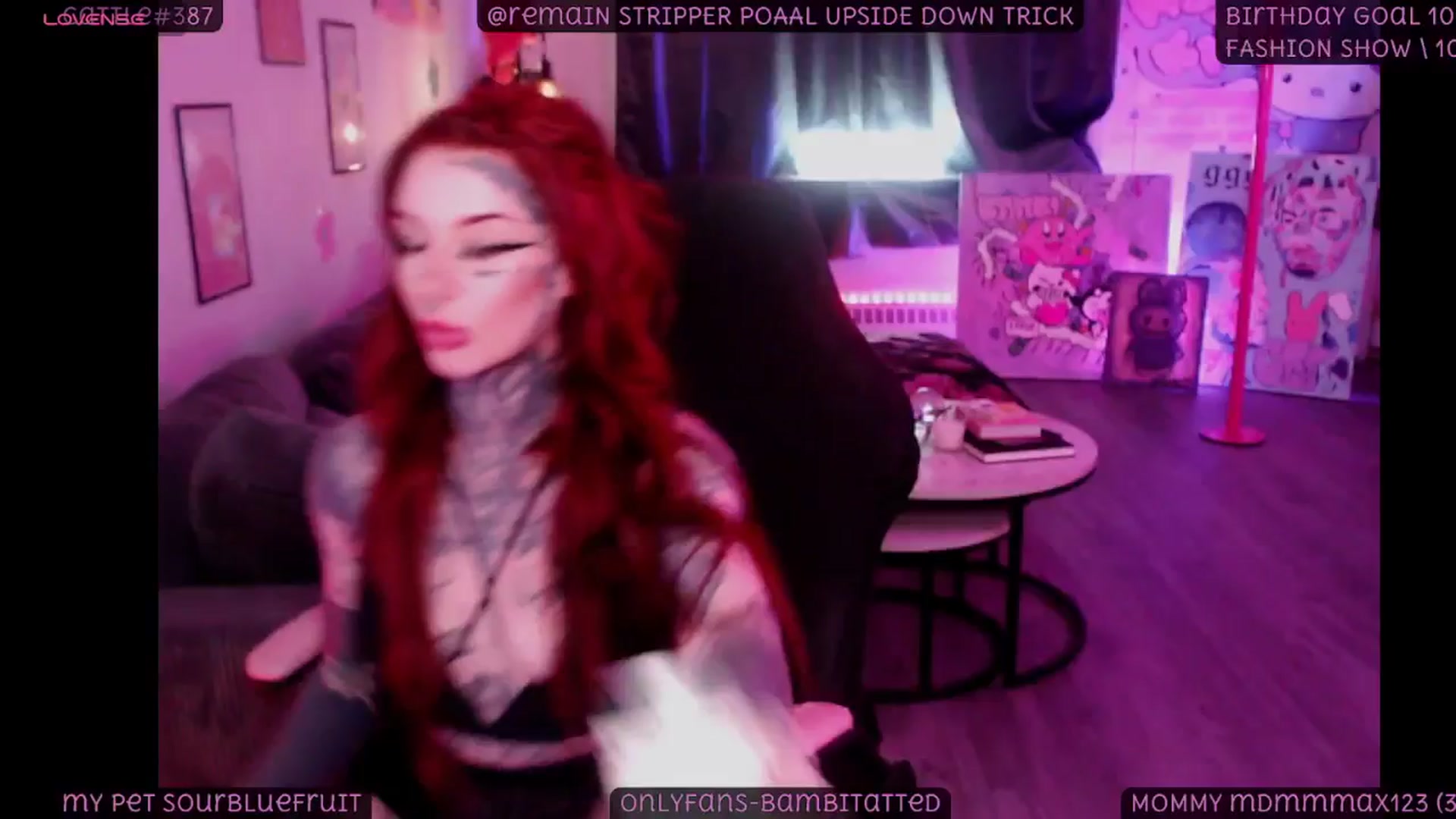 Gallery image thumbnail from Tattoobambi's myfreecams stream on, 08/27/2025, 05:59 image 1 of 20