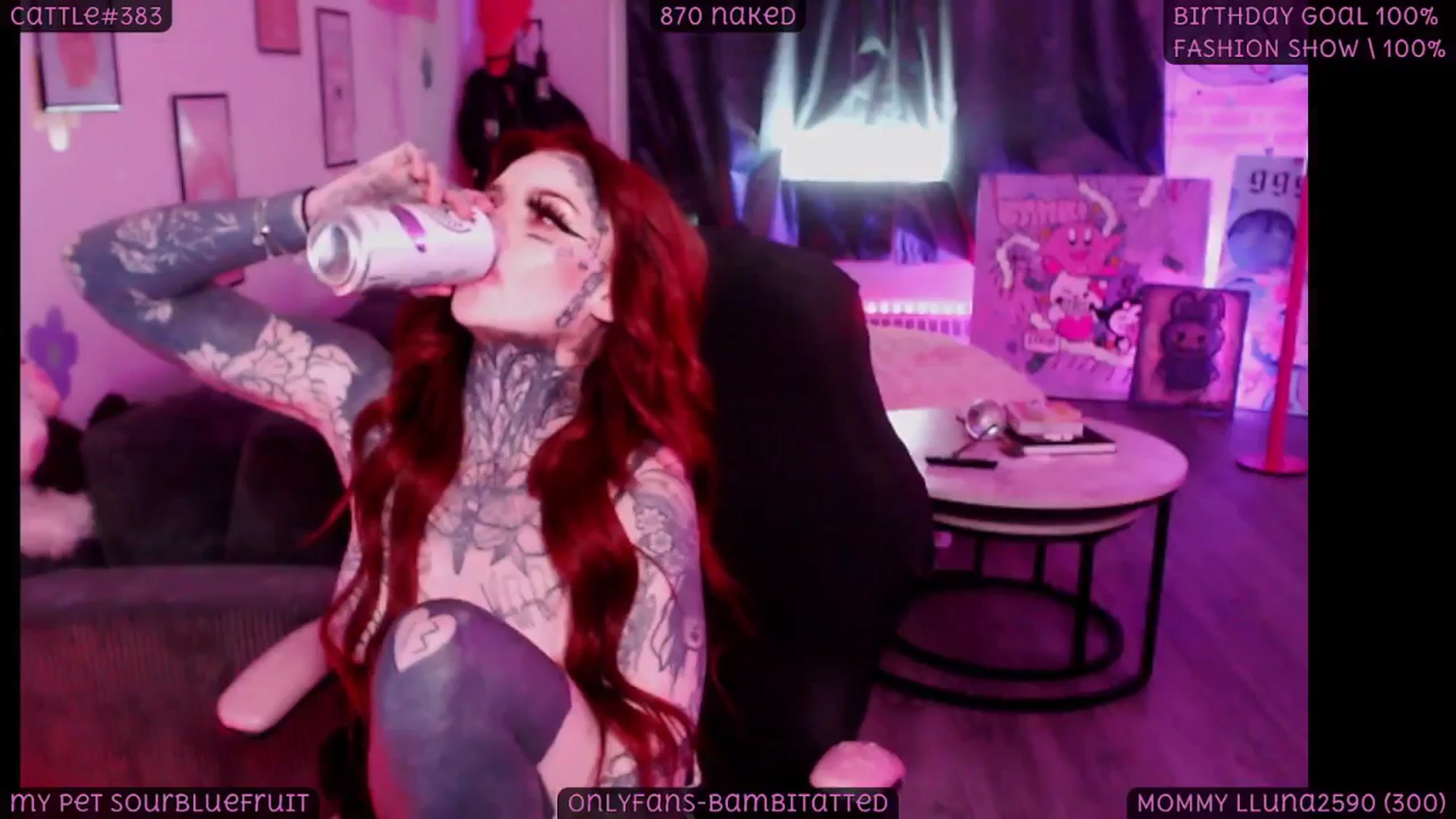 Gallery image thumbnail from Tattoobambi's myfreecams stream on, 08/29/2025, 01:31 image 10 of 20