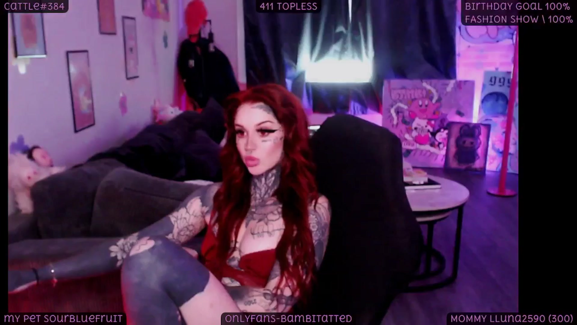 Gallery image thumbnail from Tattoobambi's myfreecams stream on, 08/29/2025, 01:31 image 1 of 20