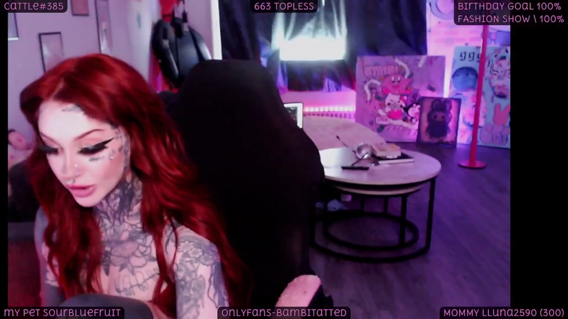 Gallery image thumbnail from Tattoobambi's myfreecams stream on, 08/29/2025, 01:32 image 4 of 20