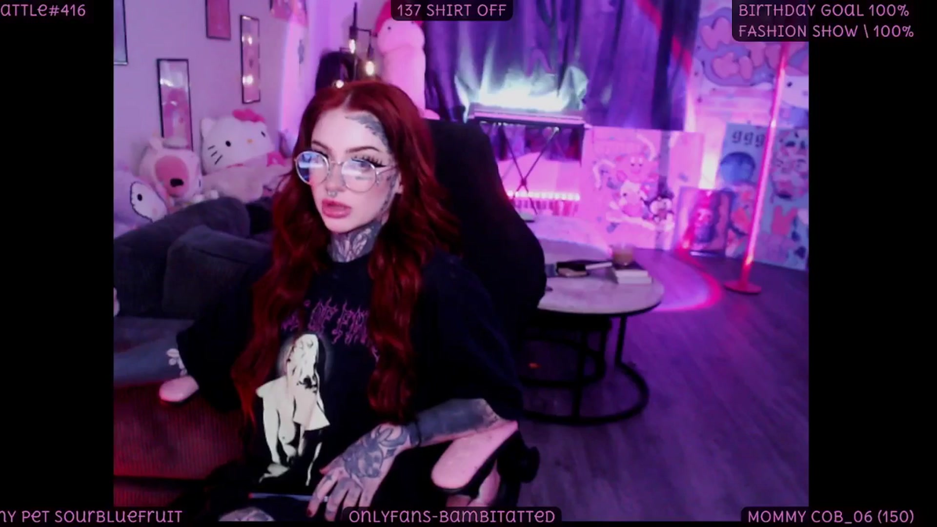 Gallery image thumbnail from Tattoobambi's myfreecams stream on, 09/01/2025, 03:17 image 6 of 20