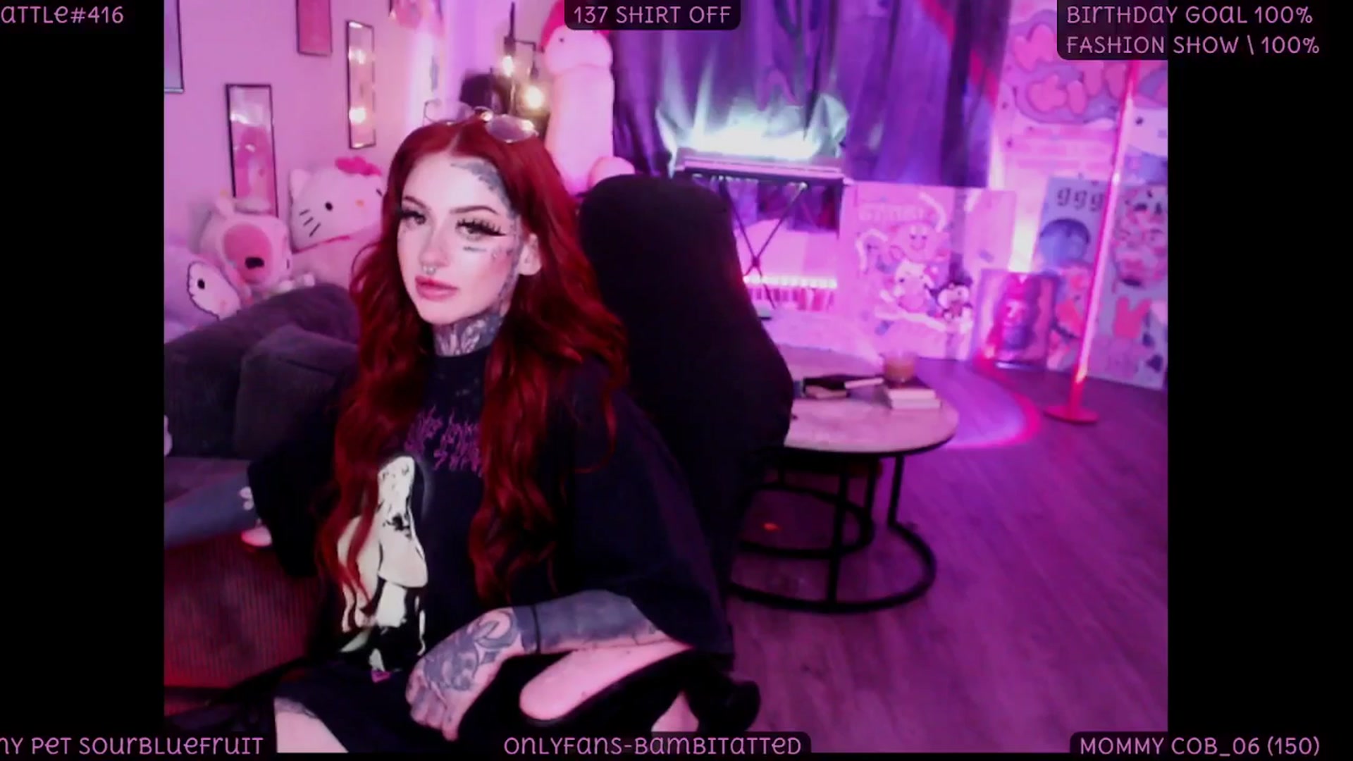Gallery image thumbnail from Tattoobambi's myfreecams stream on, 09/01/2025, 03:17 image 8 of 20