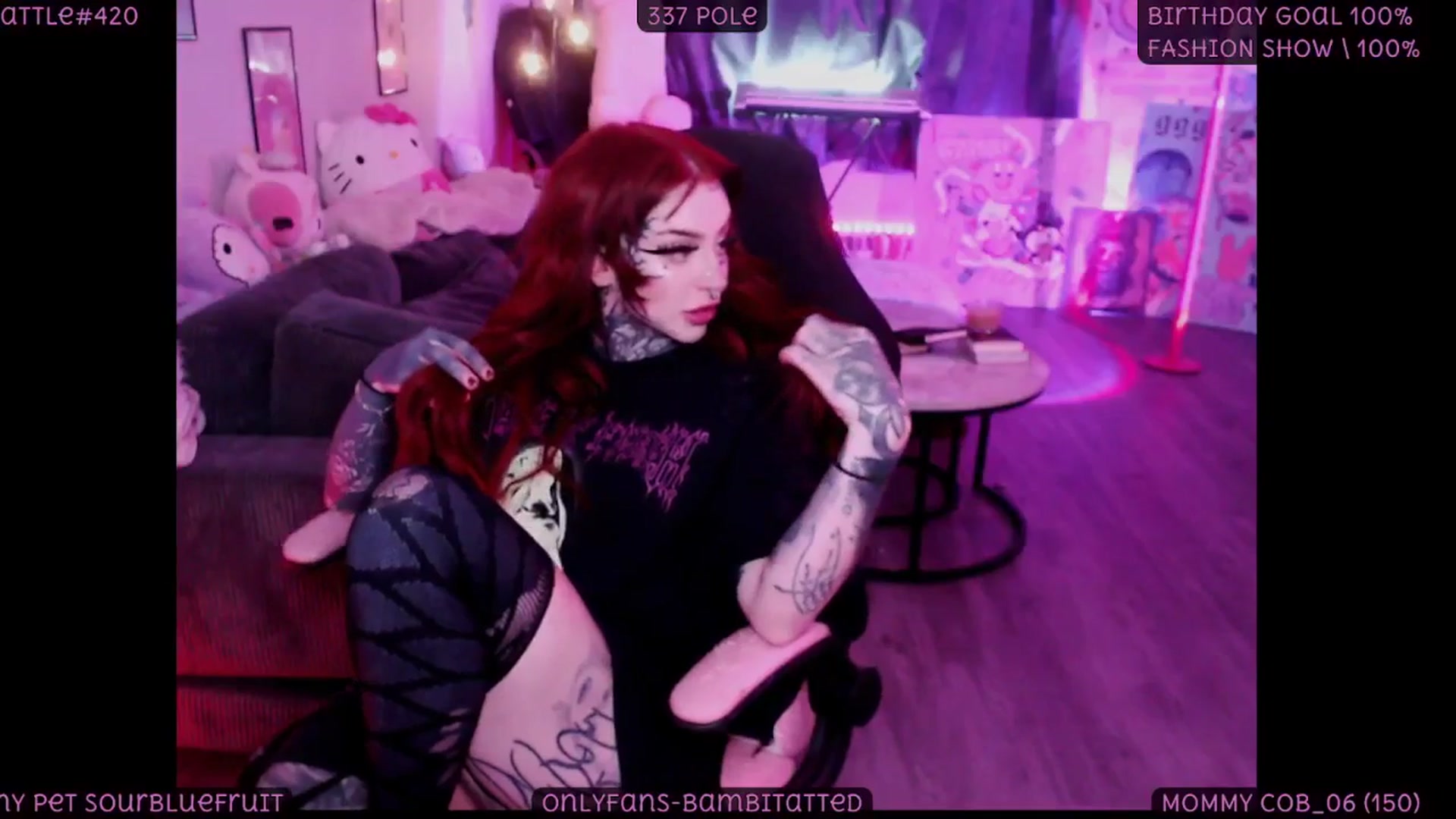Gallery image thumbnail from Tattoobambi's myfreecams stream on, 09/01/2025, 03:17 image 4 of 20