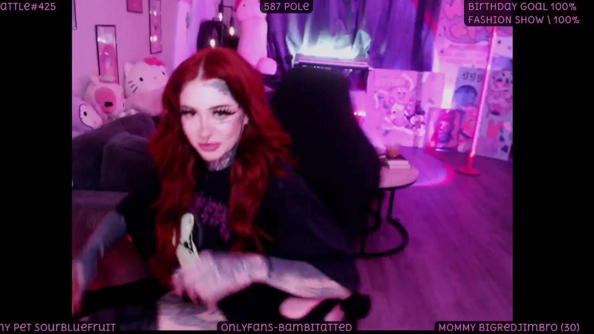 Gallery image thumbnail from Tattoobambi's myfreecams stream on, 09/01/2025, 03:17 image 3 of 20