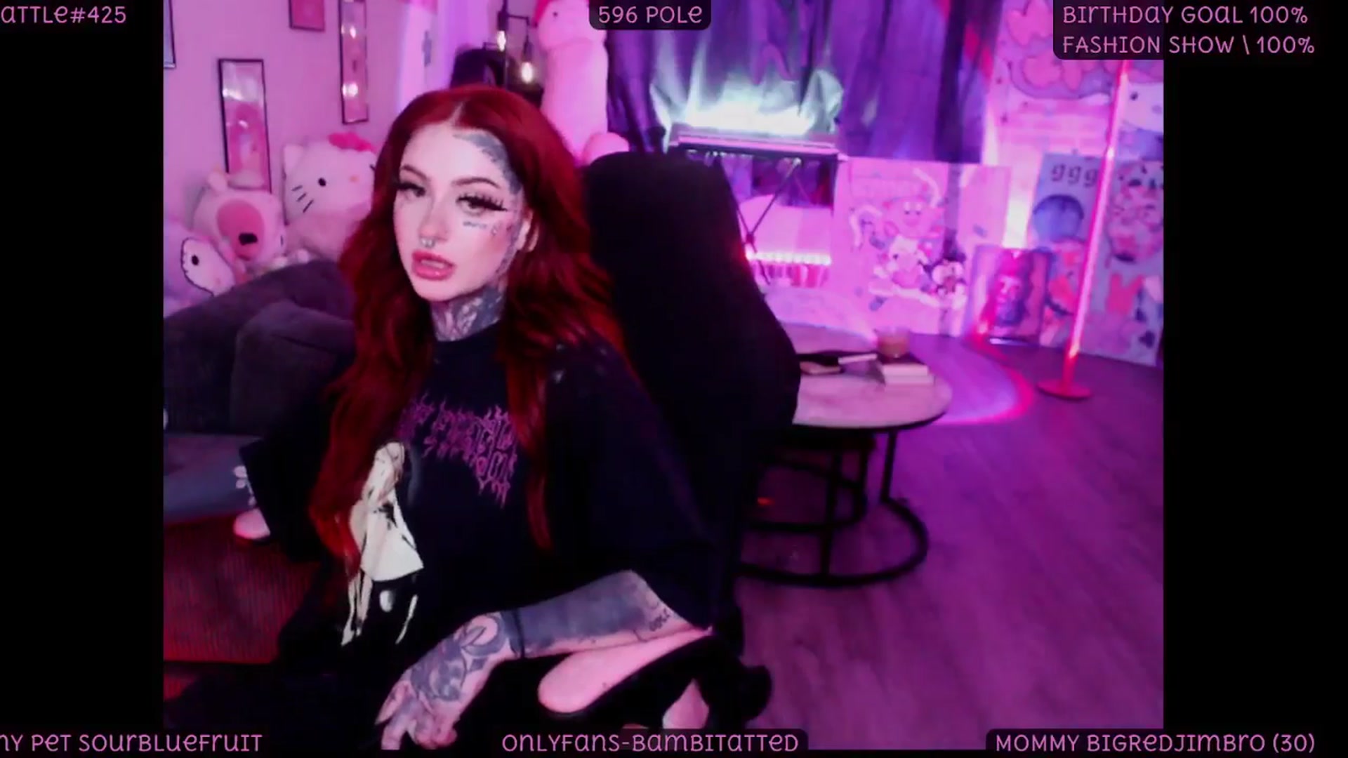 Gallery image thumbnail from Tattoobambi's myfreecams stream on, 09/01/2025, 03:17 image 2 of 20