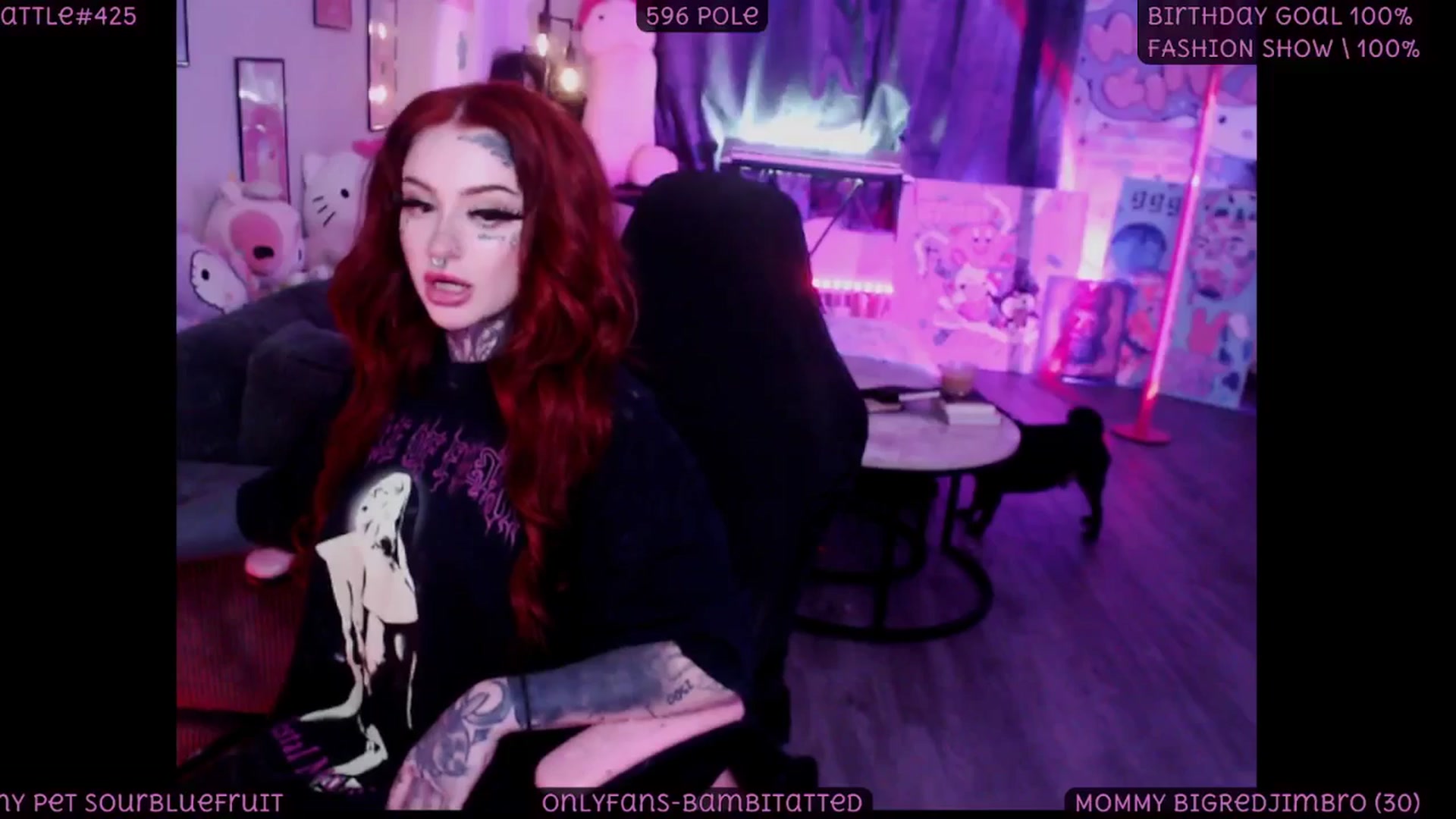 Gallery image thumbnail from Tattoobambi's myfreecams stream on, 09/01/2025, 03:17 image 1 of 20