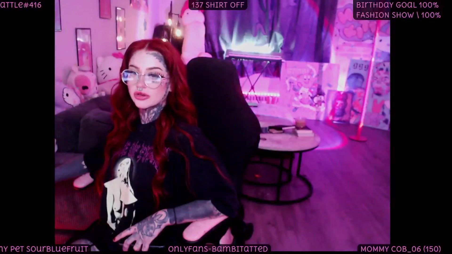 Gallery image thumbnail from Tattoobambi's myfreecams stream on, 09/01/2025, 03:17 image 7 of 20