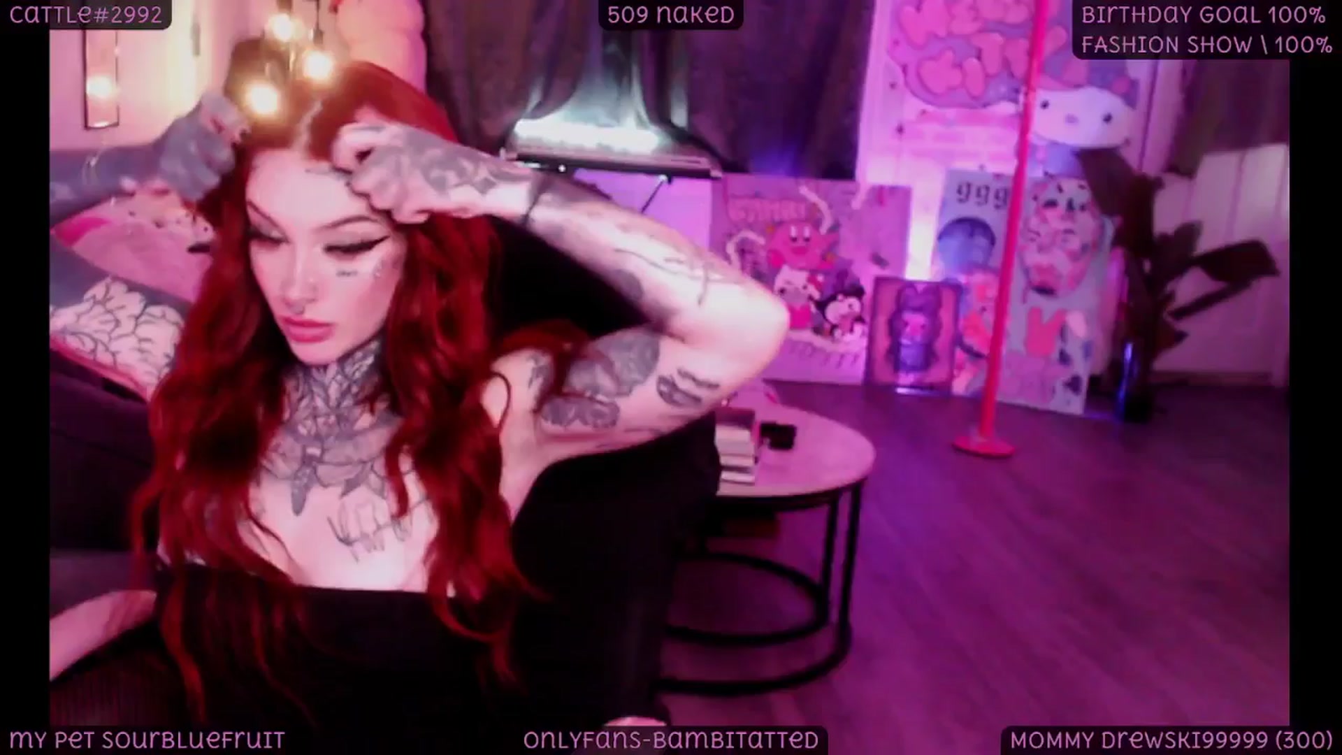 Gallery image thumbnail from Tattoobambi's myfreecams stream on, 09/03/2025, 06:51 image 2 of 20