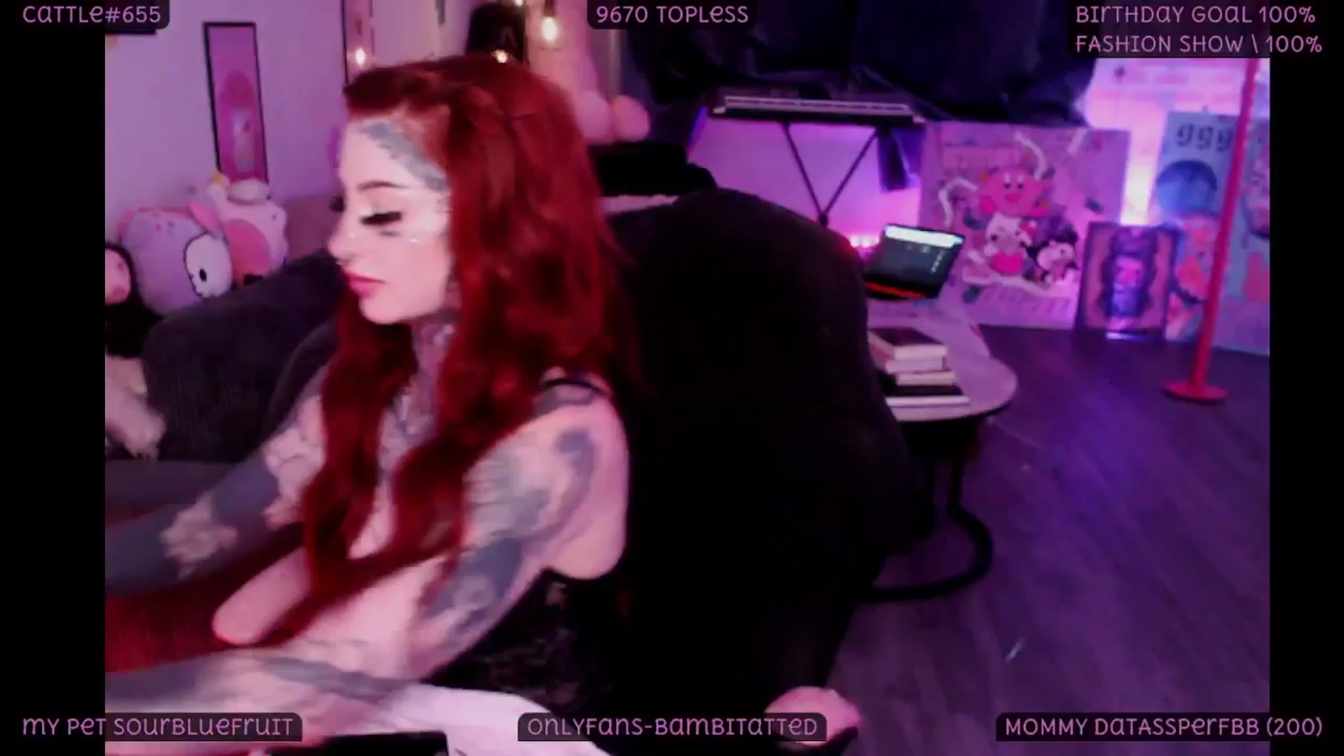 Gallery image thumbnail from Tattoobambi's myfreecams stream on, 09/05/2025, 06:27 image 2 of 20