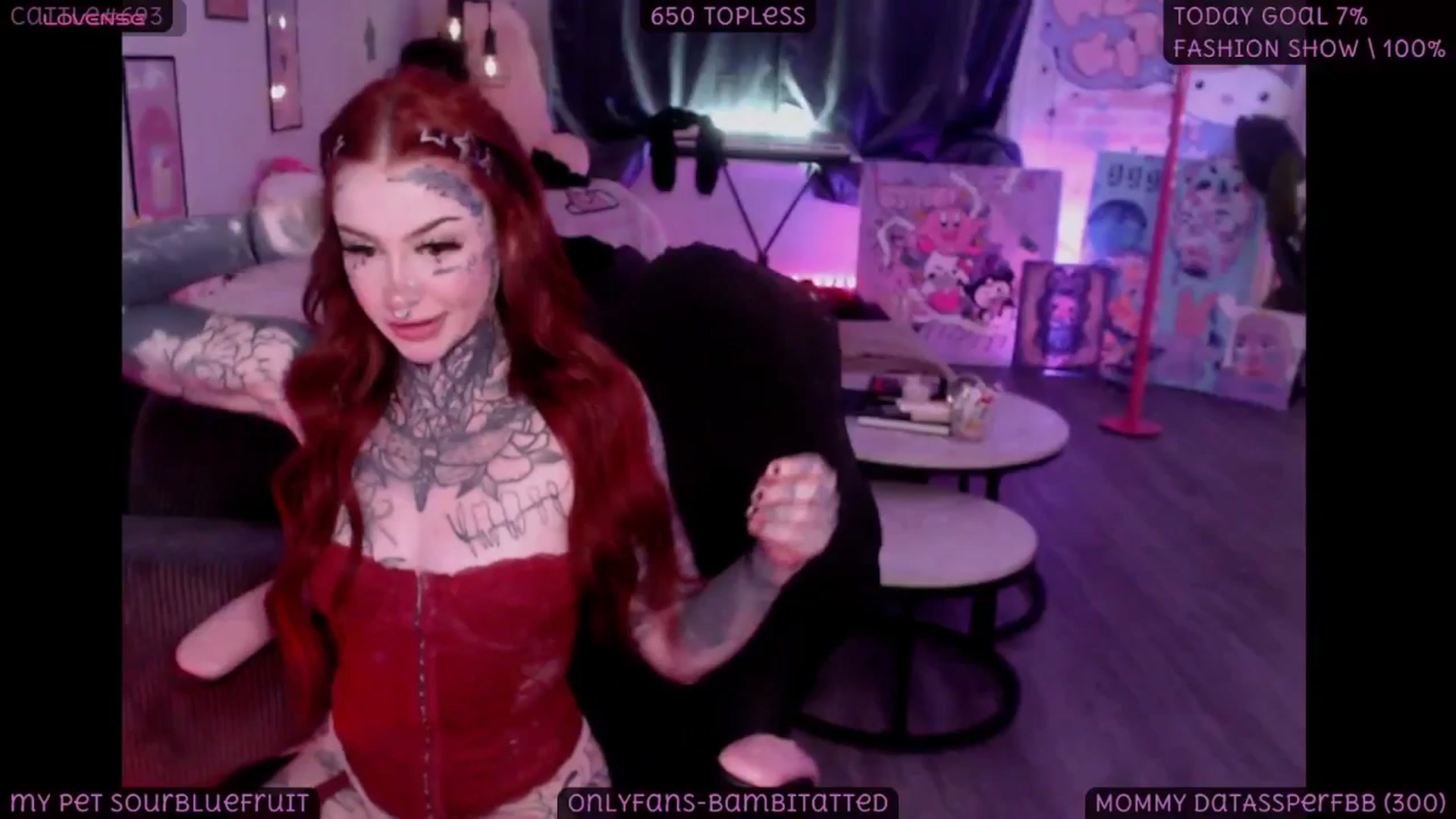 Gallery image thumbnail from Tattoobambi's myfreecams stream on, 09/07/2025, 04:29 image 1 of 20
