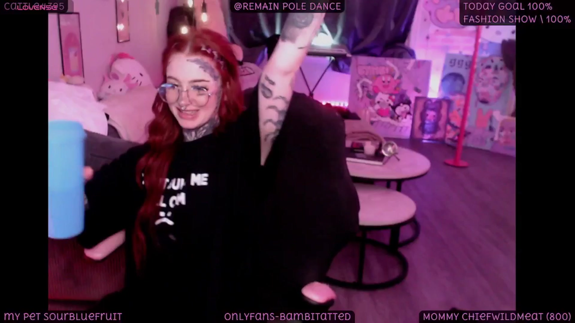 Gallery image thumbnail from Tattoobambi's myfreecams stream on, 09/07/2025, 07:00 image 3 of 20