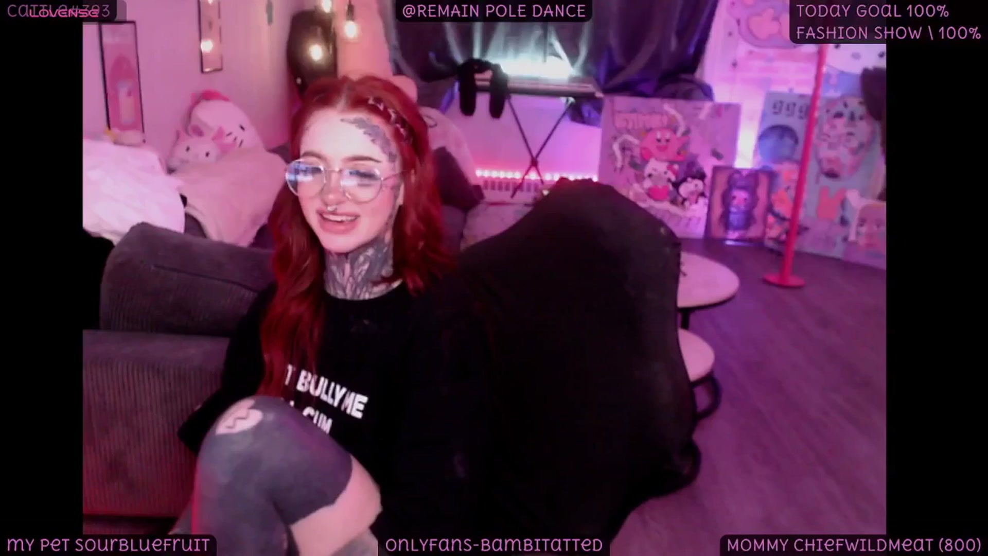 Gallery image thumbnail from Tattoobambi's myfreecams stream on, 09/07/2025, 07:00 image 5 of 20