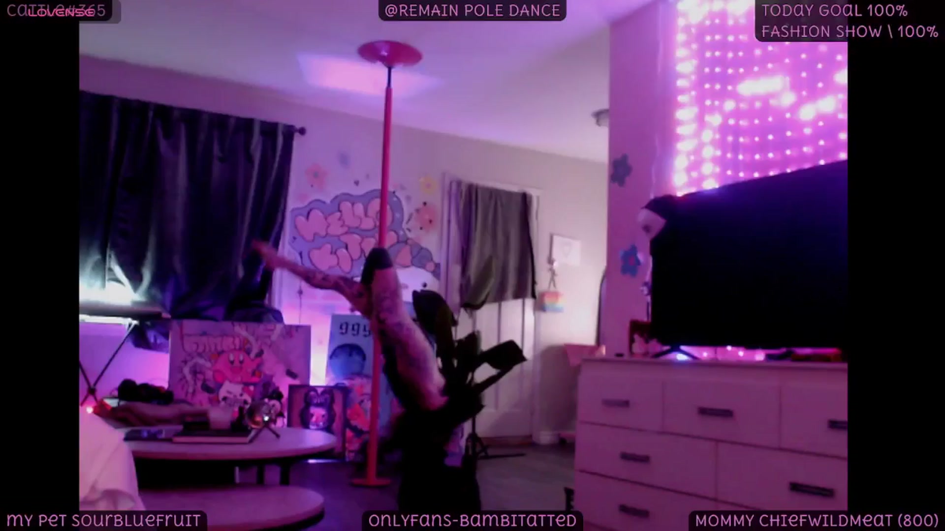 Gallery image thumbnail from Tattoobambi's myfreecams stream on, 09/07/2025, 07:00 image 13 of 20