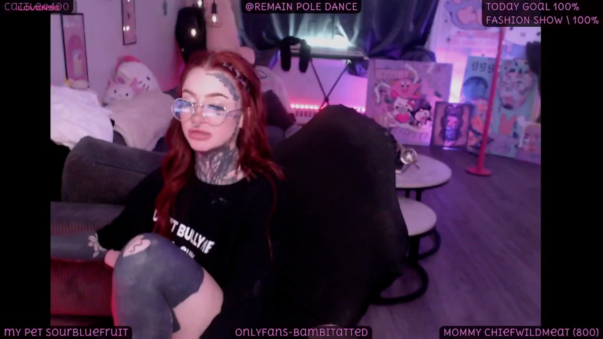 Gallery image thumbnail from Tattoobambi's myfreecams stream on, 09/07/2025, 07:00 image 2 of 20