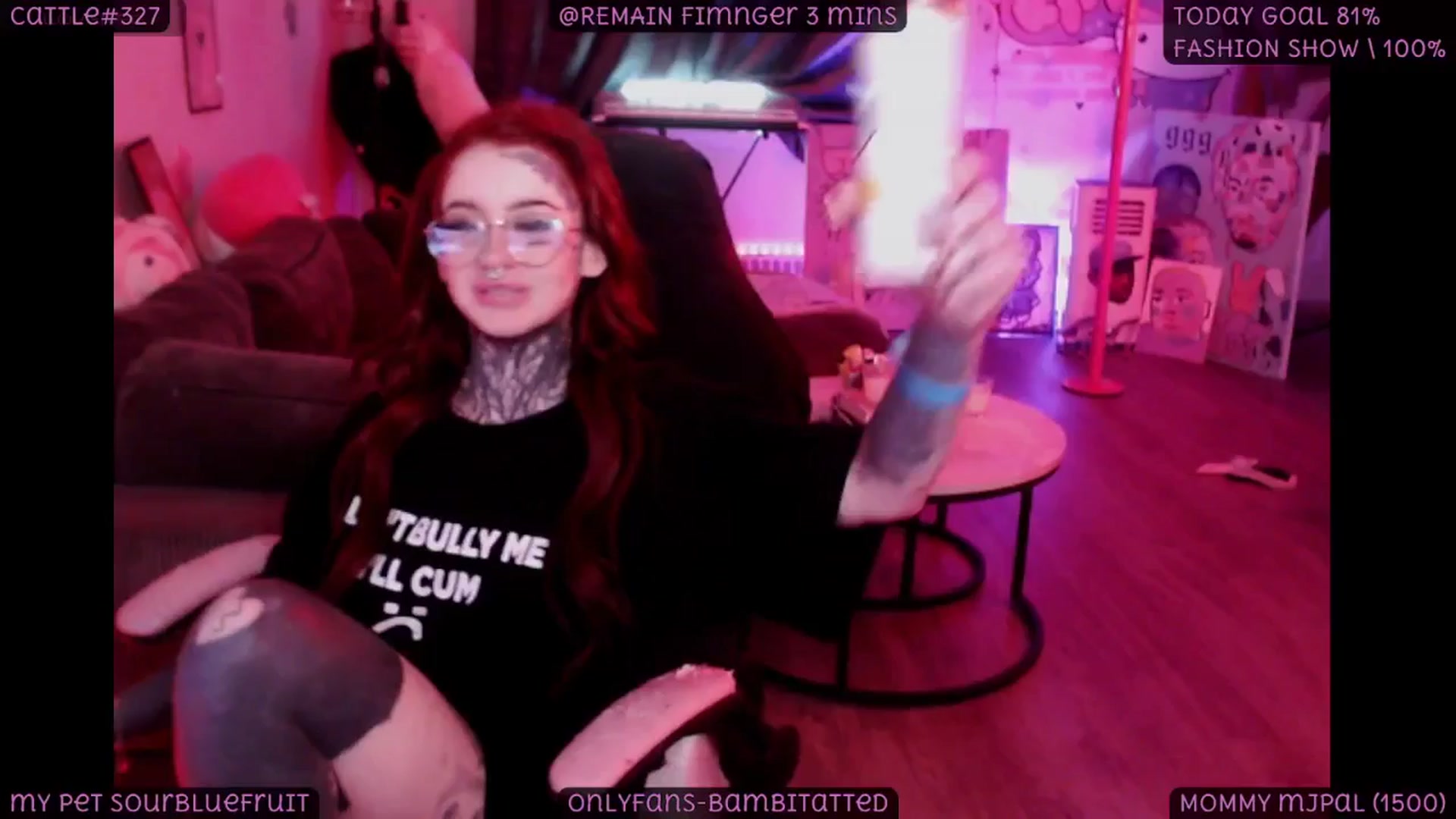 Gallery image thumbnail from Tattoobambi's myfreecams stream on, 09/13/2025, 06:27 image 1 of 20