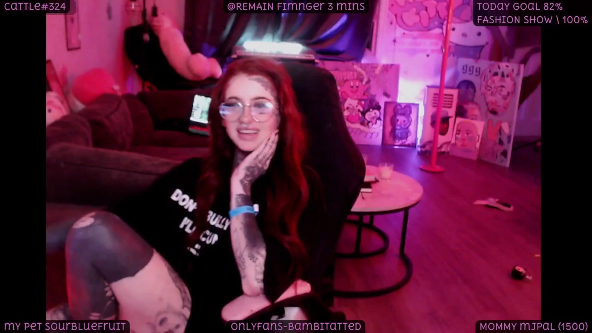 Gallery image thumbnail from Tattoobambi's myfreecams stream on, 09/13/2025, 06:27 image 6 of 20