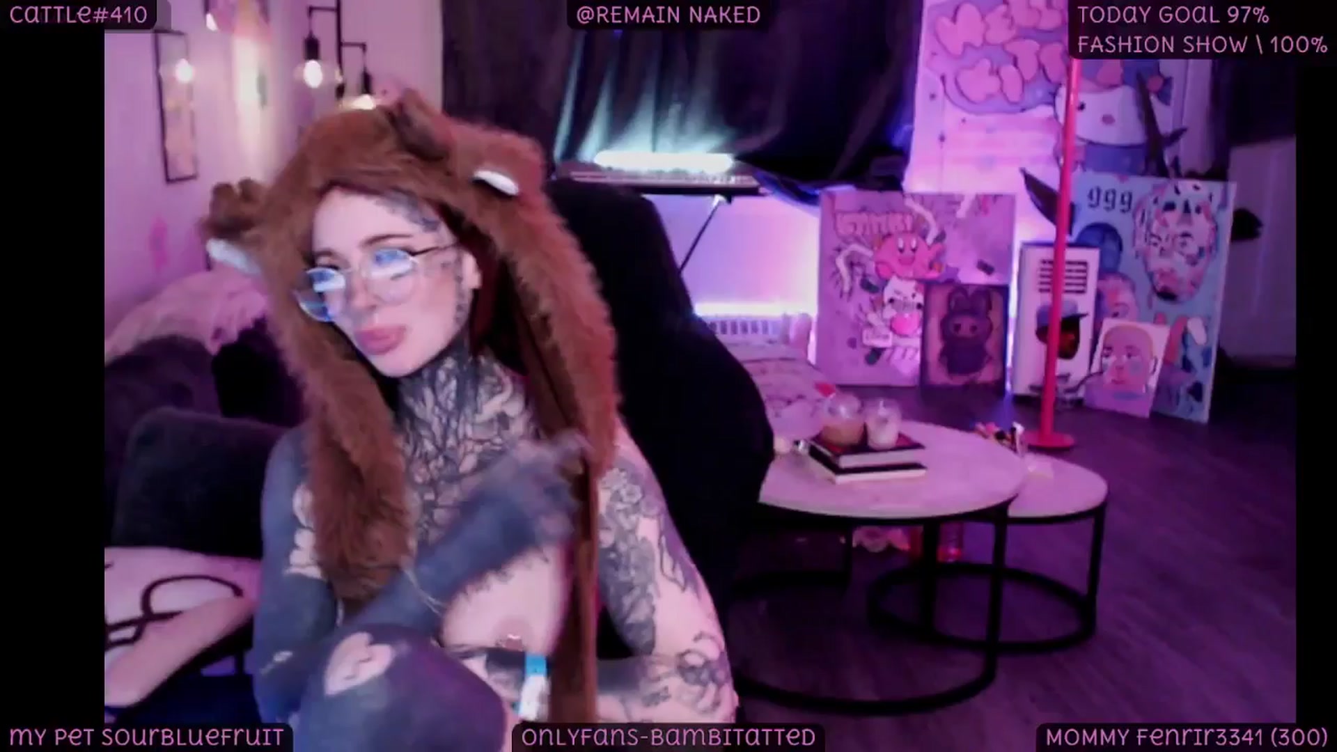 Gallery image thumbnail from Tattoobambi's myfreecams stream on, 09/16/2025, 03:46 image 1 of 20