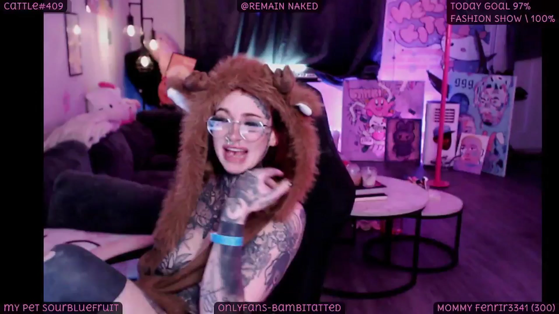 Gallery image thumbnail from Tattoobambi's myfreecams stream on, 09/16/2025, 03:46 image 2 of 20