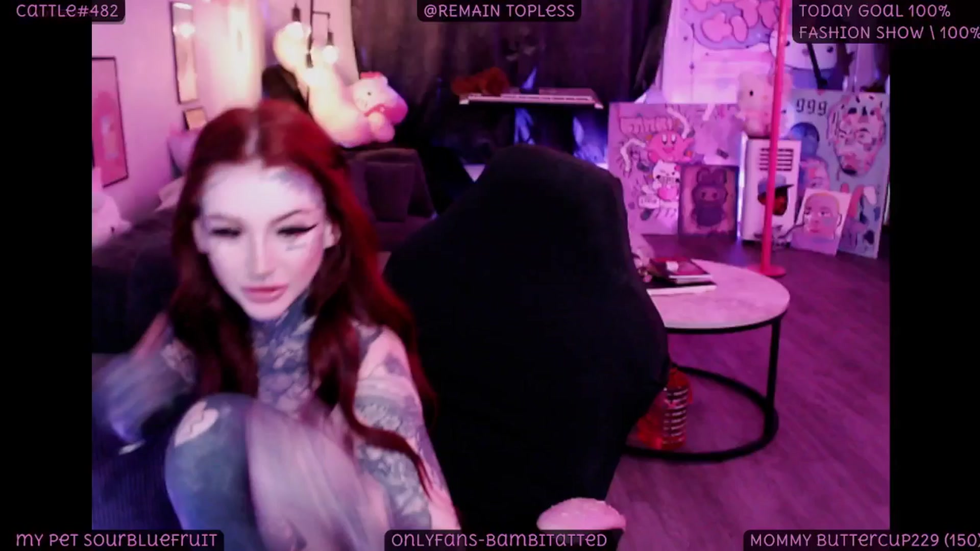 Gallery image thumbnail from Tattoobambi's myfreecams stream on, 09/20/2025, 04:51 image 5 of 20