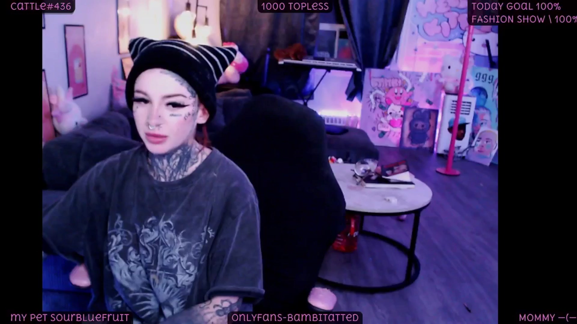 Gallery image thumbnail from Tattoobambi's myfreecams stream on, 09/21/2025, 02:08 image 1 of 20