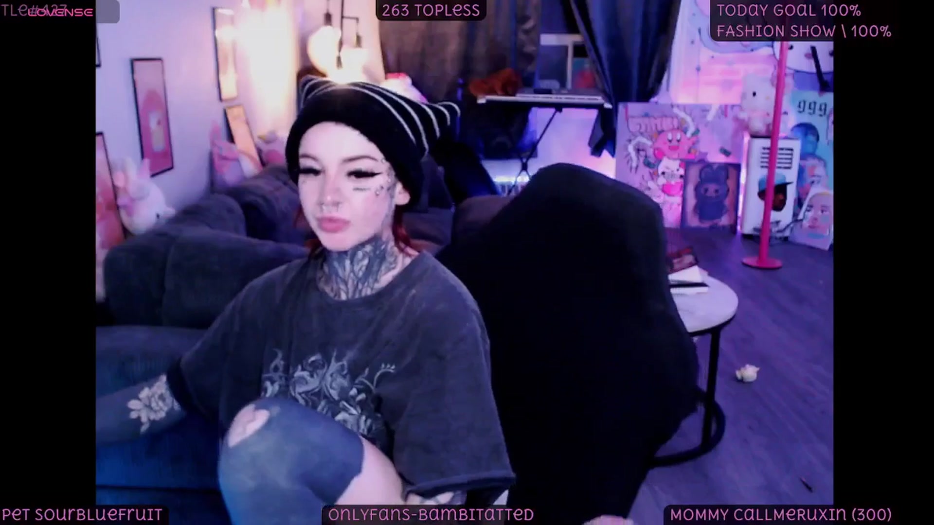 Gallery image thumbnail from Tattoobambi's myfreecams stream on, 09/21/2025, 02:08 image 18 of 20