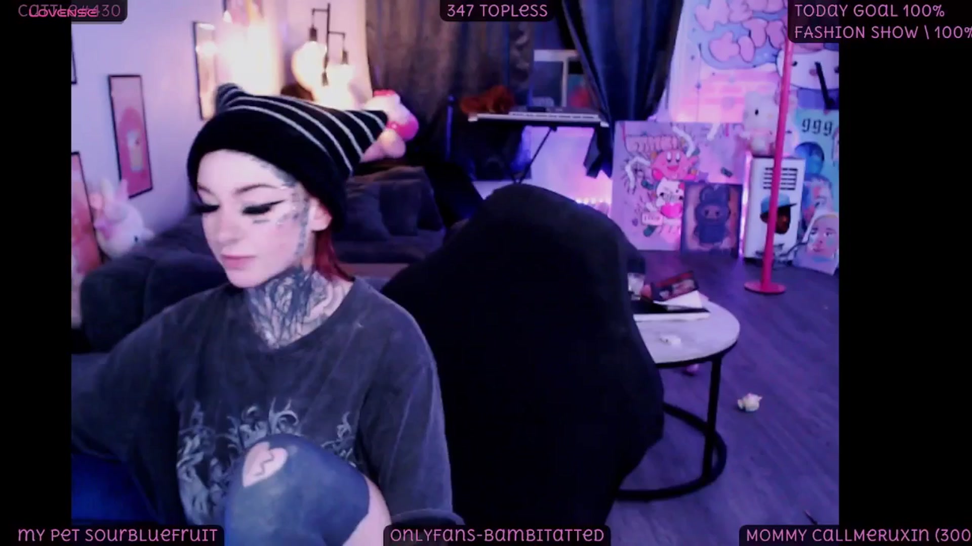 Gallery image thumbnail from Tattoobambi's myfreecams stream on, 09/21/2025, 02:08 image 10 of 20