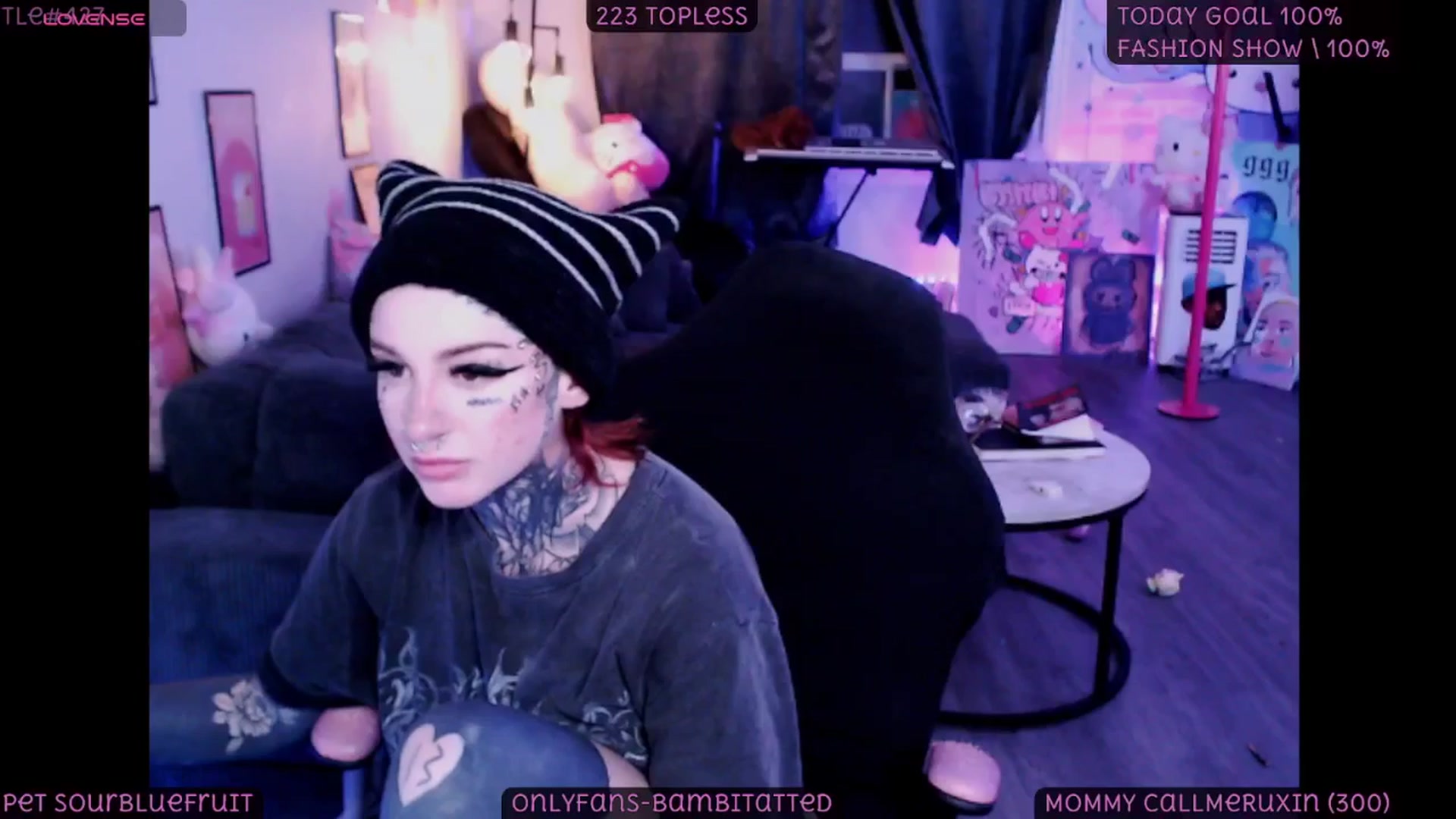 Gallery image thumbnail from Tattoobambi's myfreecams stream on, 09/21/2025, 02:08 image 20 of 20