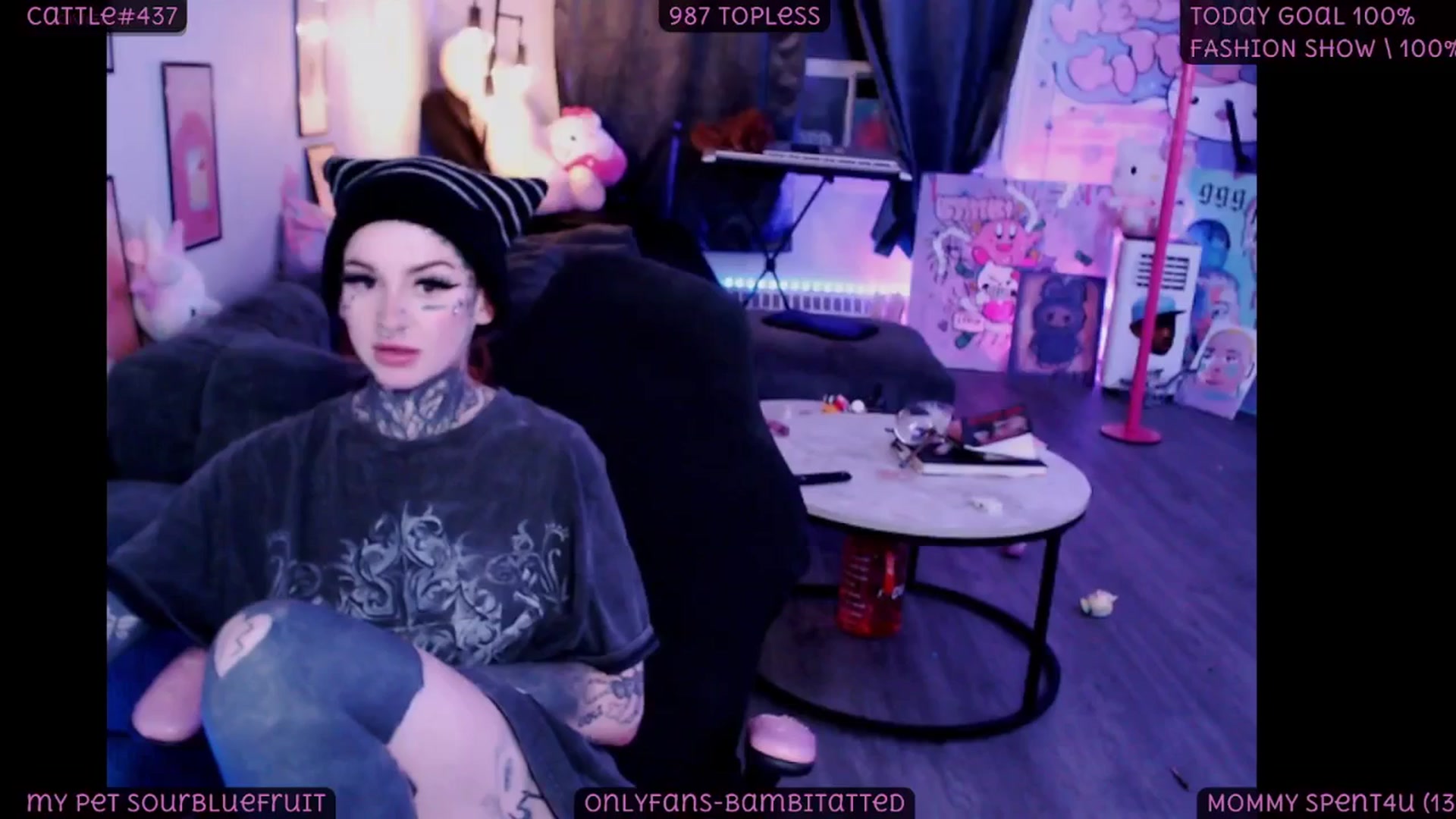 Gallery image thumbnail from Tattoobambi's myfreecams stream on, 09/21/2025, 02:08 image 4 of 20