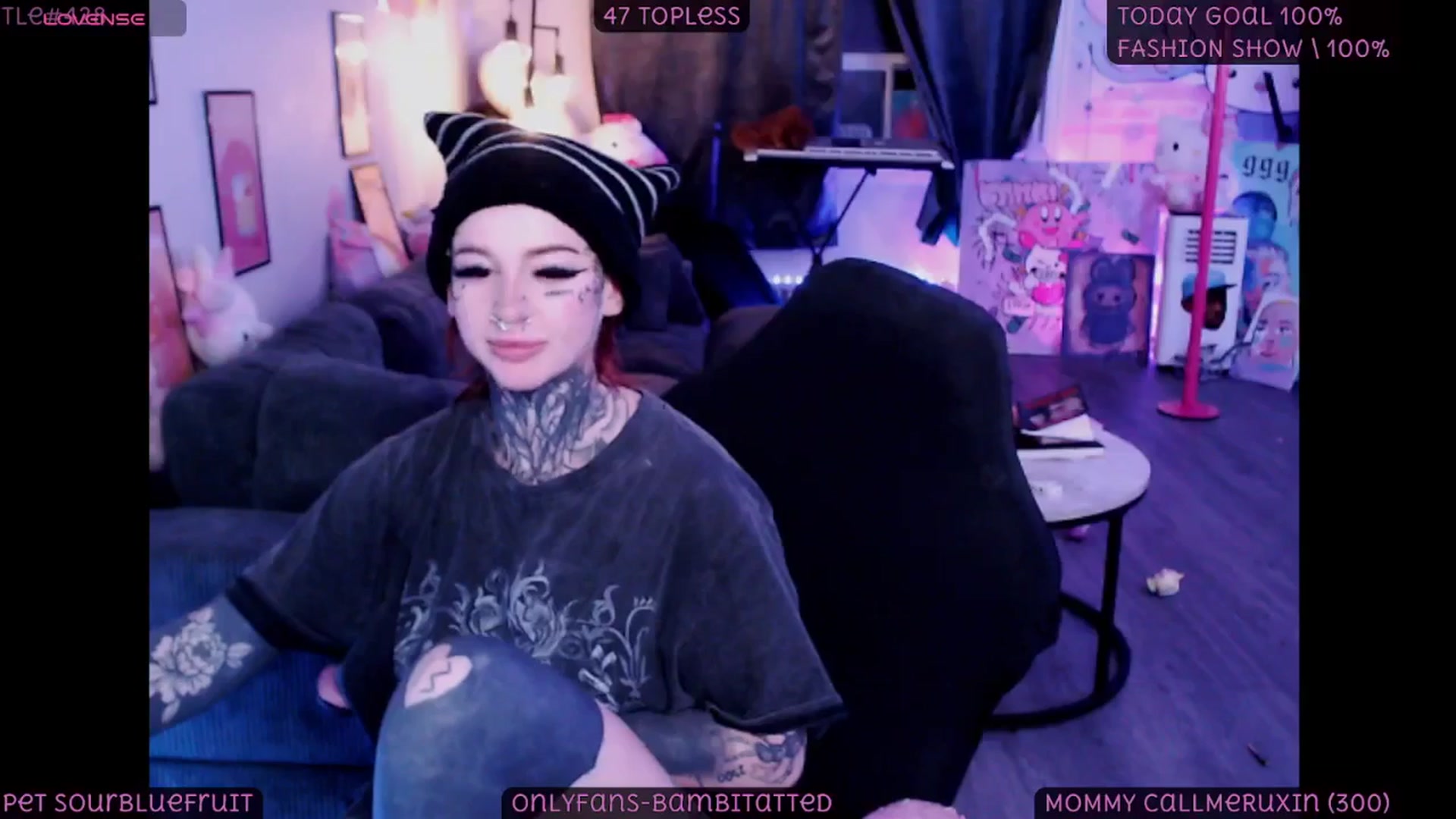 Gallery image thumbnail from Tattoobambi's myfreecams stream on, 09/21/2025, 02:08 image 14 of 20