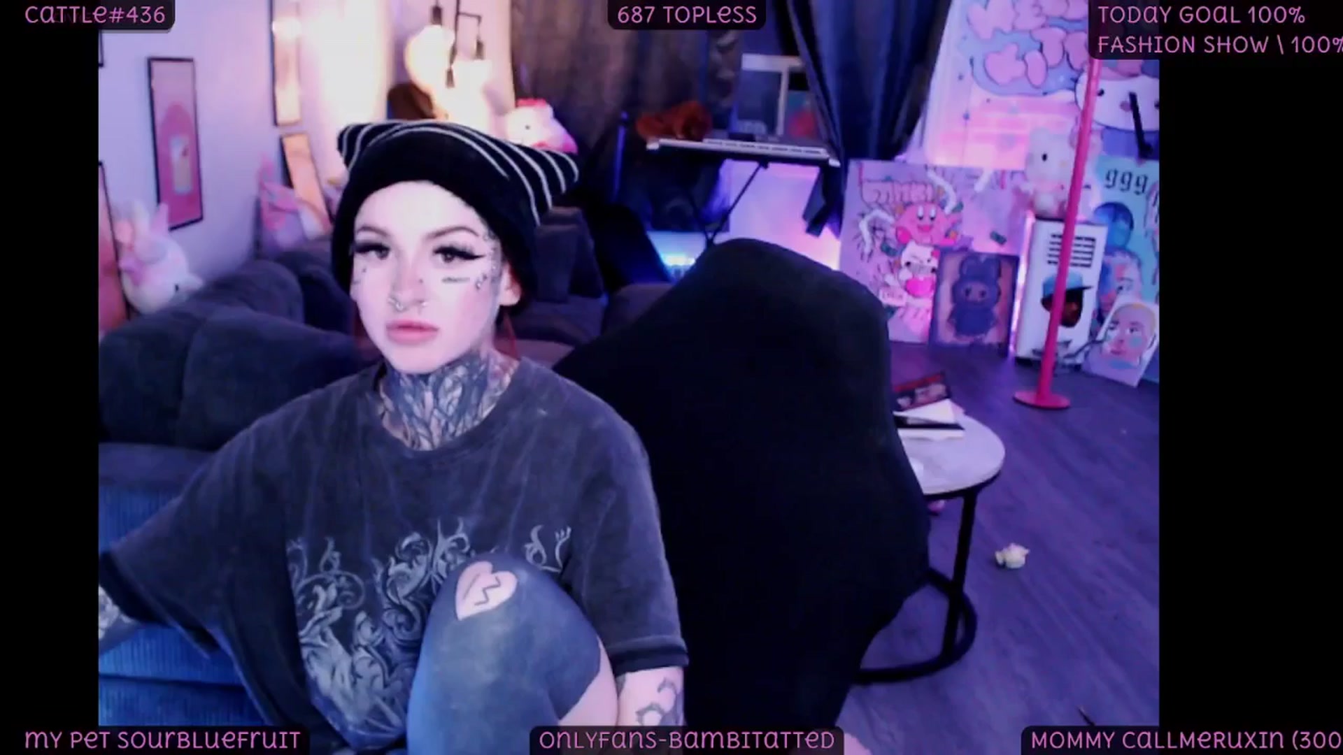 Gallery image thumbnail from Tattoobambi's myfreecams stream on, 09/21/2025, 02:08 image 5 of 20