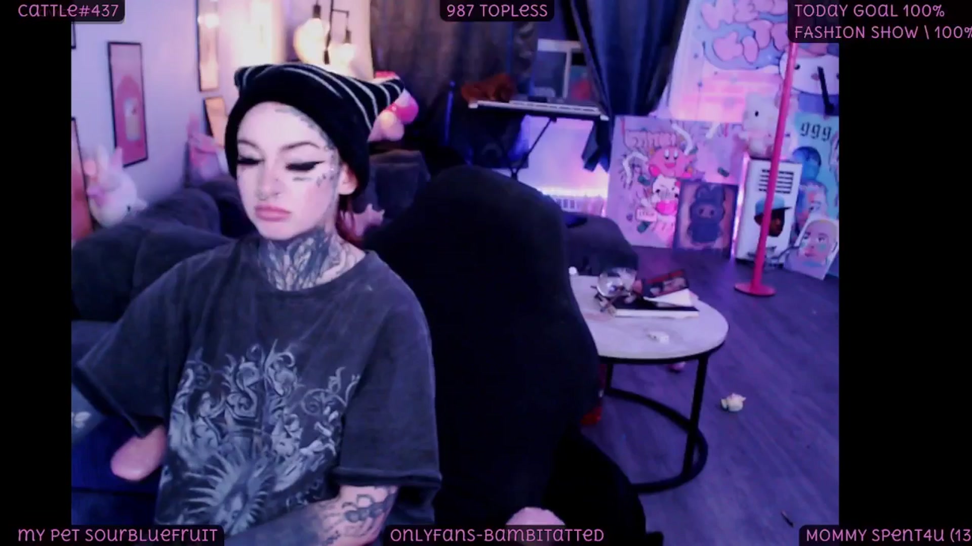 Gallery image thumbnail from Tattoobambi's myfreecams stream on, 09/21/2025, 02:08 image 3 of 20