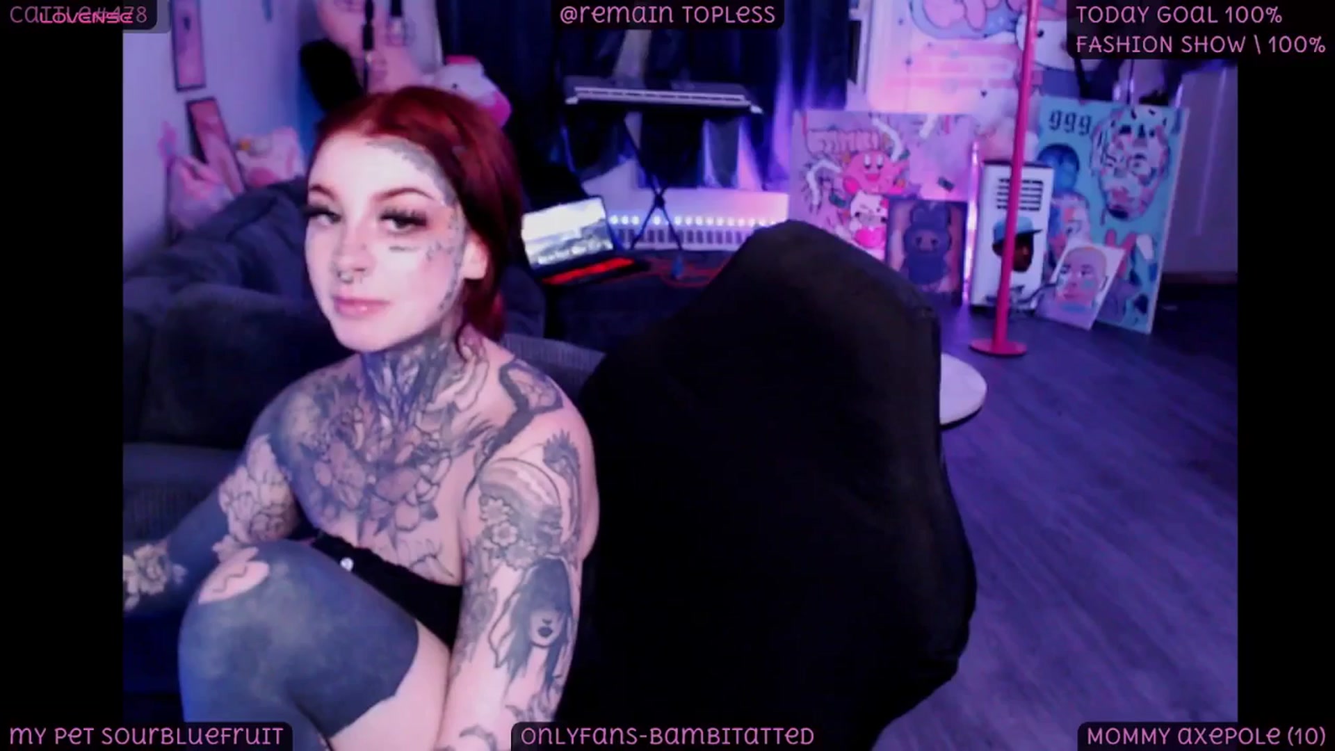 Gallery image thumbnail from Tattoobambi's myfreecams stream on, 09/23/2025, 04:40 image 4 of 20
