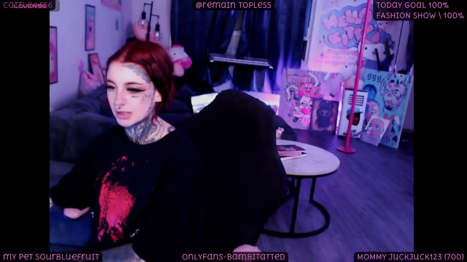 Gallery image thumbnail from Tattoobambi's myfreecams stream on, 09/23/2025, 04:40 image 12 of 20