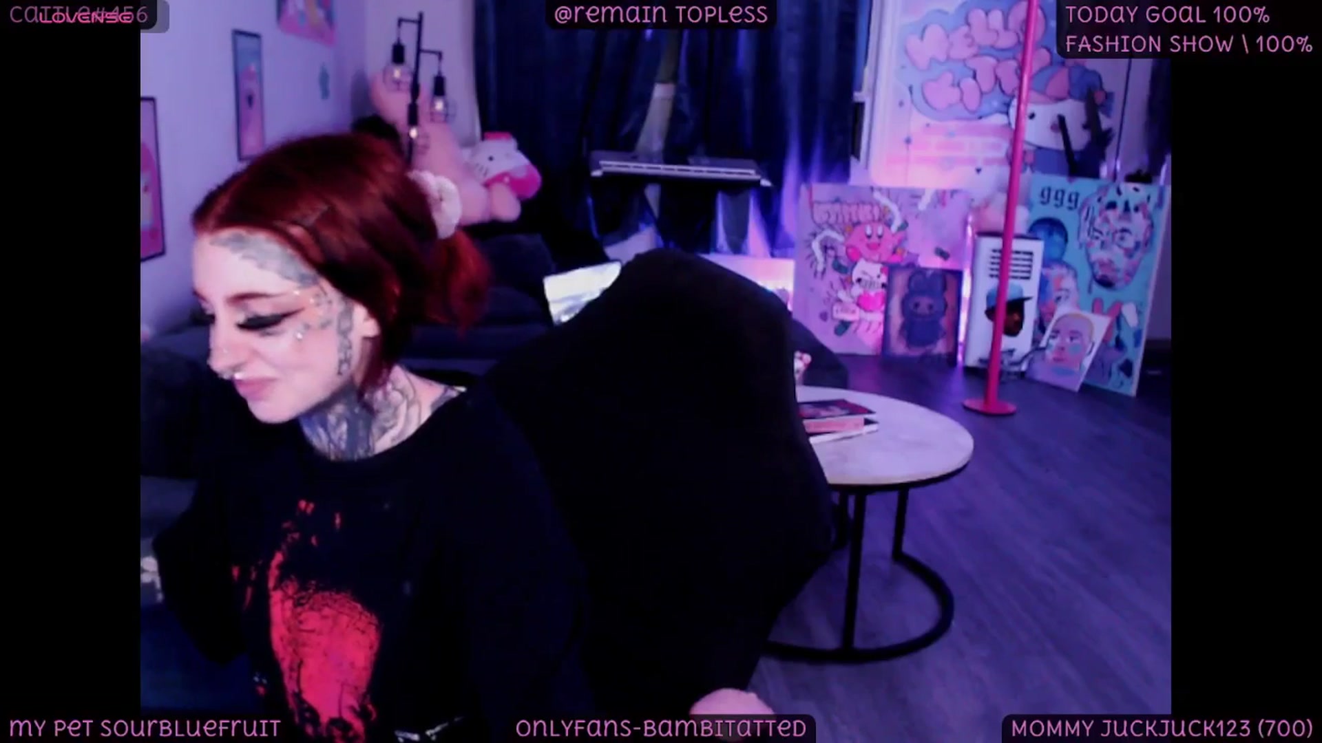 Gallery image thumbnail from Tattoobambi's myfreecams stream on, 09/23/2025, 04:40 image 11 of 20
