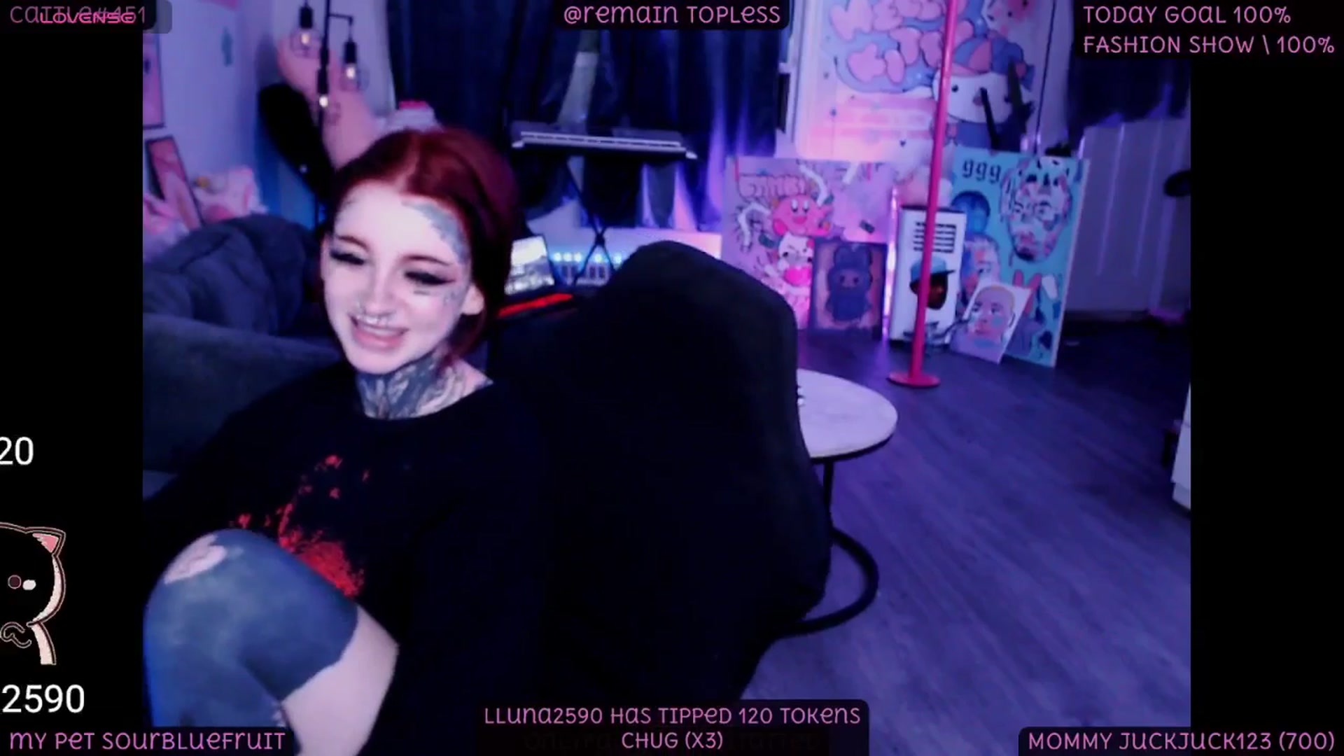 Gallery image thumbnail from Tattoobambi's myfreecams stream on, 09/23/2025, 04:40 image 13 of 20