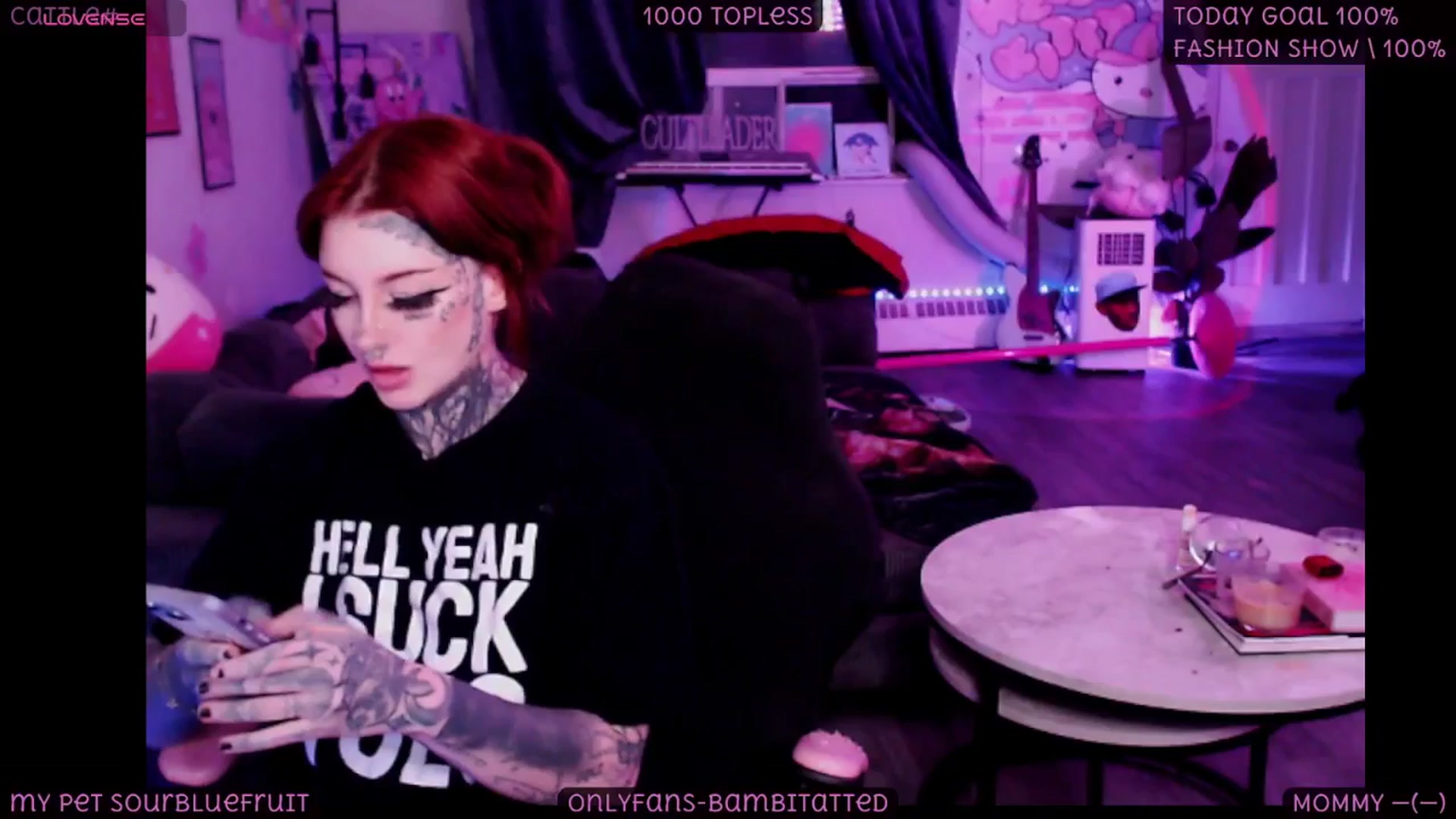 Gallery image thumbnail from Tattoobambi's myfreecams stream on, 10/02/2025, 03:12 image 3 of 20