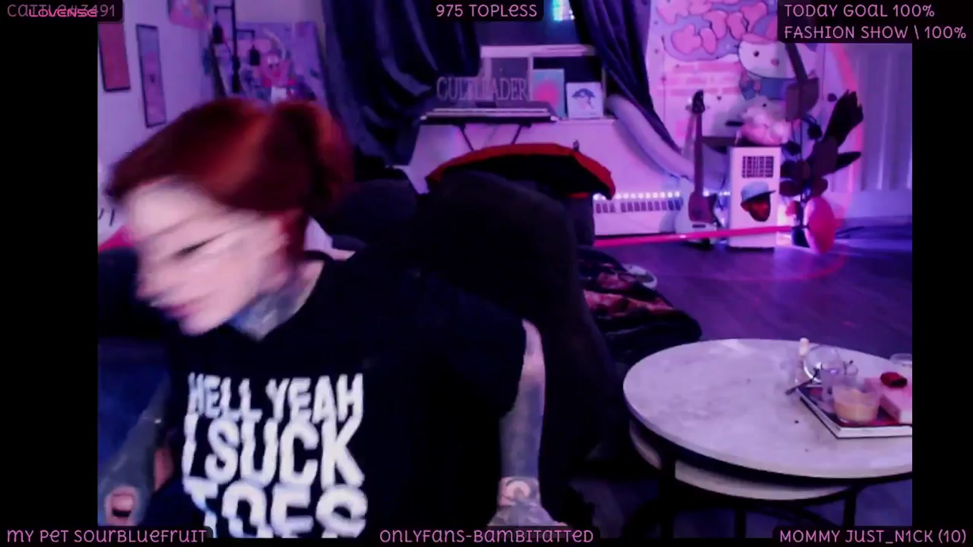 Gallery image thumbnail from Tattoobambi's myfreecams stream on, 10/02/2025, 03:12 image 8 of 20