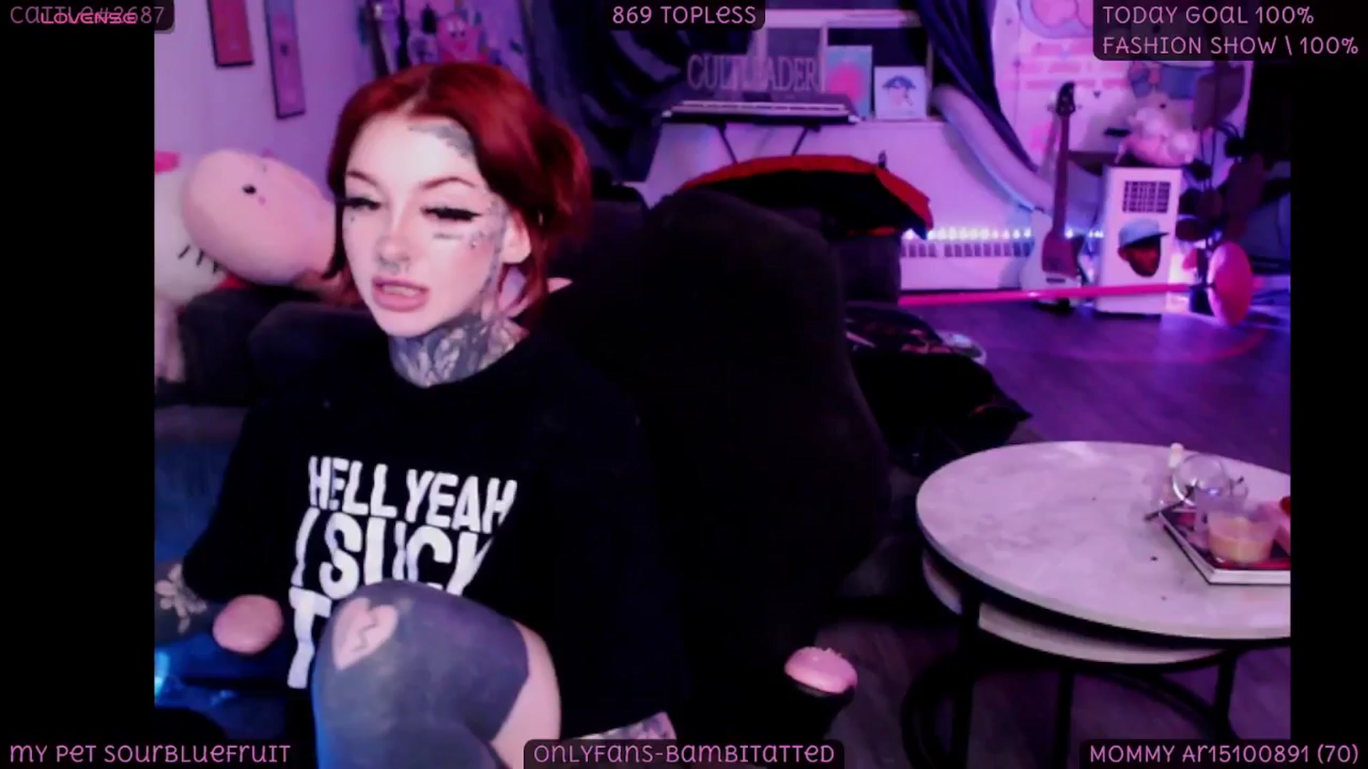 Gallery image thumbnail from Tattoobambi's myfreecams stream on, 10/02/2025, 03:12 image 18 of 20