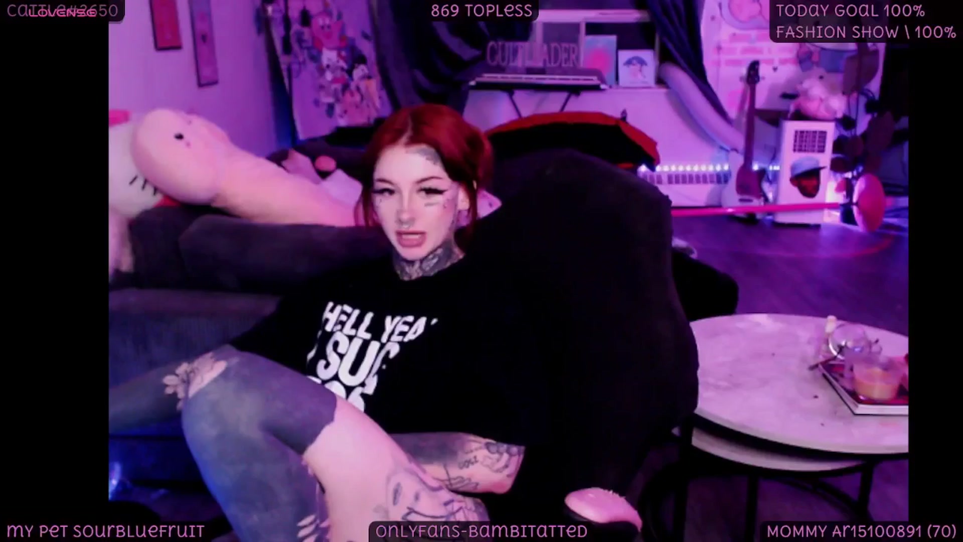 Gallery image thumbnail from Tattoobambi's myfreecams stream on, 10/02/2025, 03:12 image 13 of 20