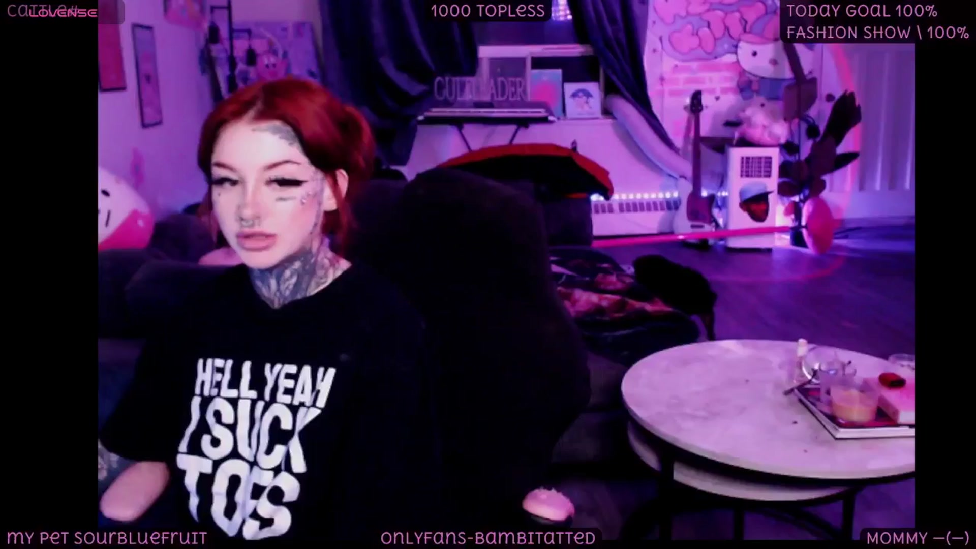Gallery image thumbnail from Tattoobambi's myfreecams stream on, 10/02/2025, 03:12 image 6 of 20