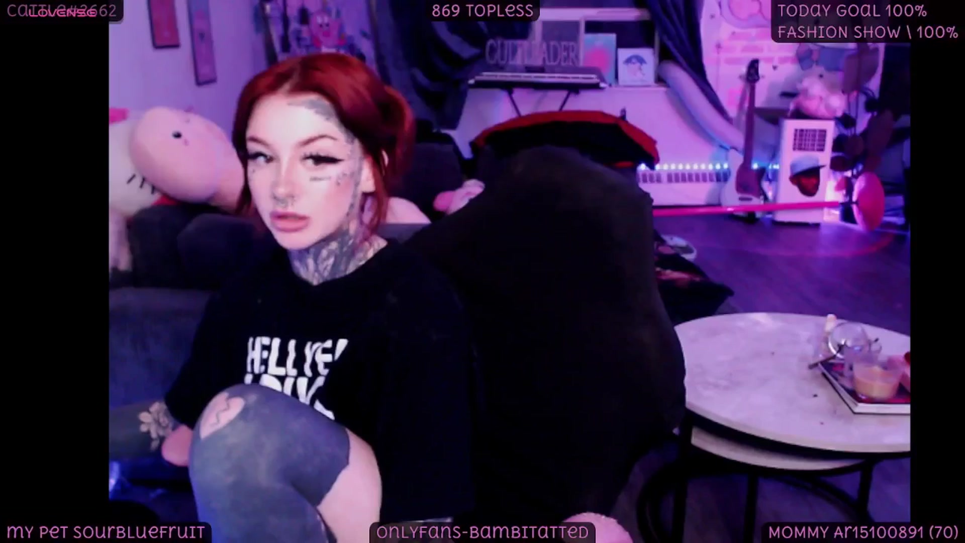 Gallery image thumbnail from Tattoobambi's myfreecams stream on, 10/02/2025, 03:12 image 15 of 20