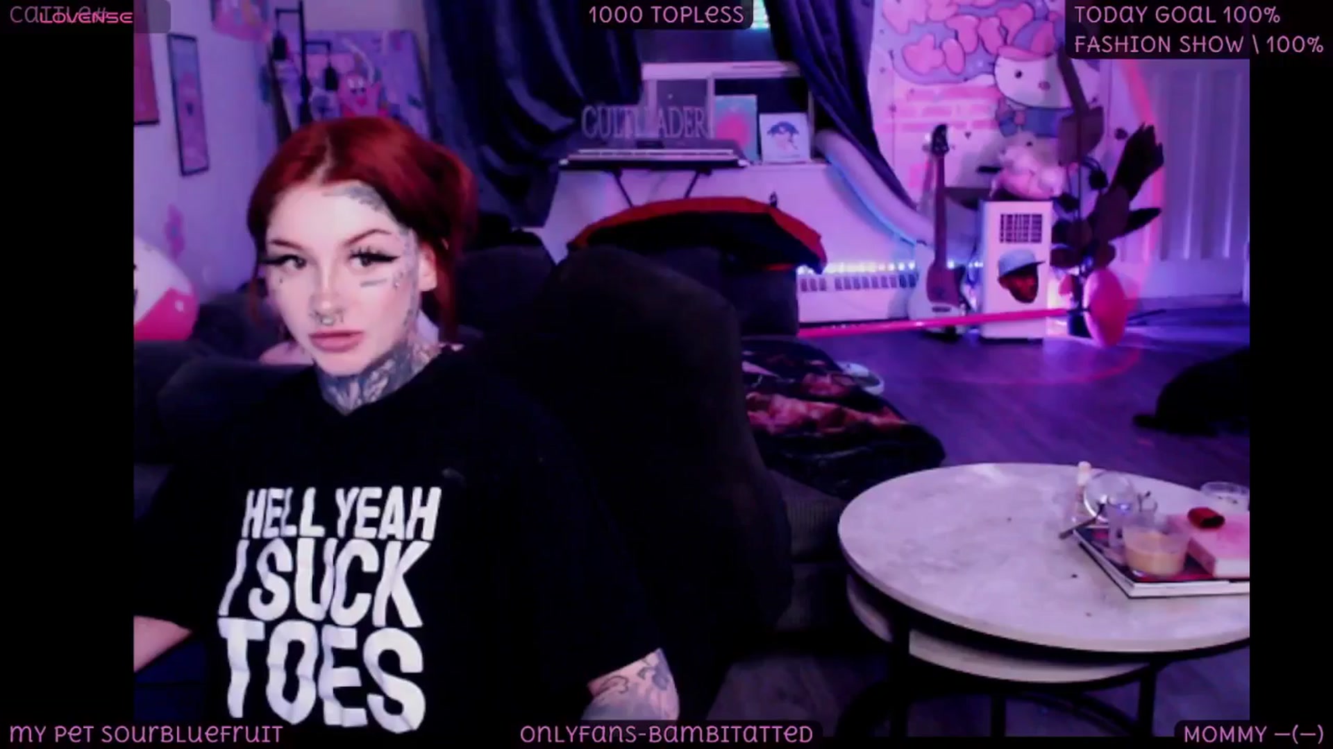 Gallery image thumbnail from Tattoobambi's myfreecams stream on, 10/02/2025, 03:12 image 1 of 20