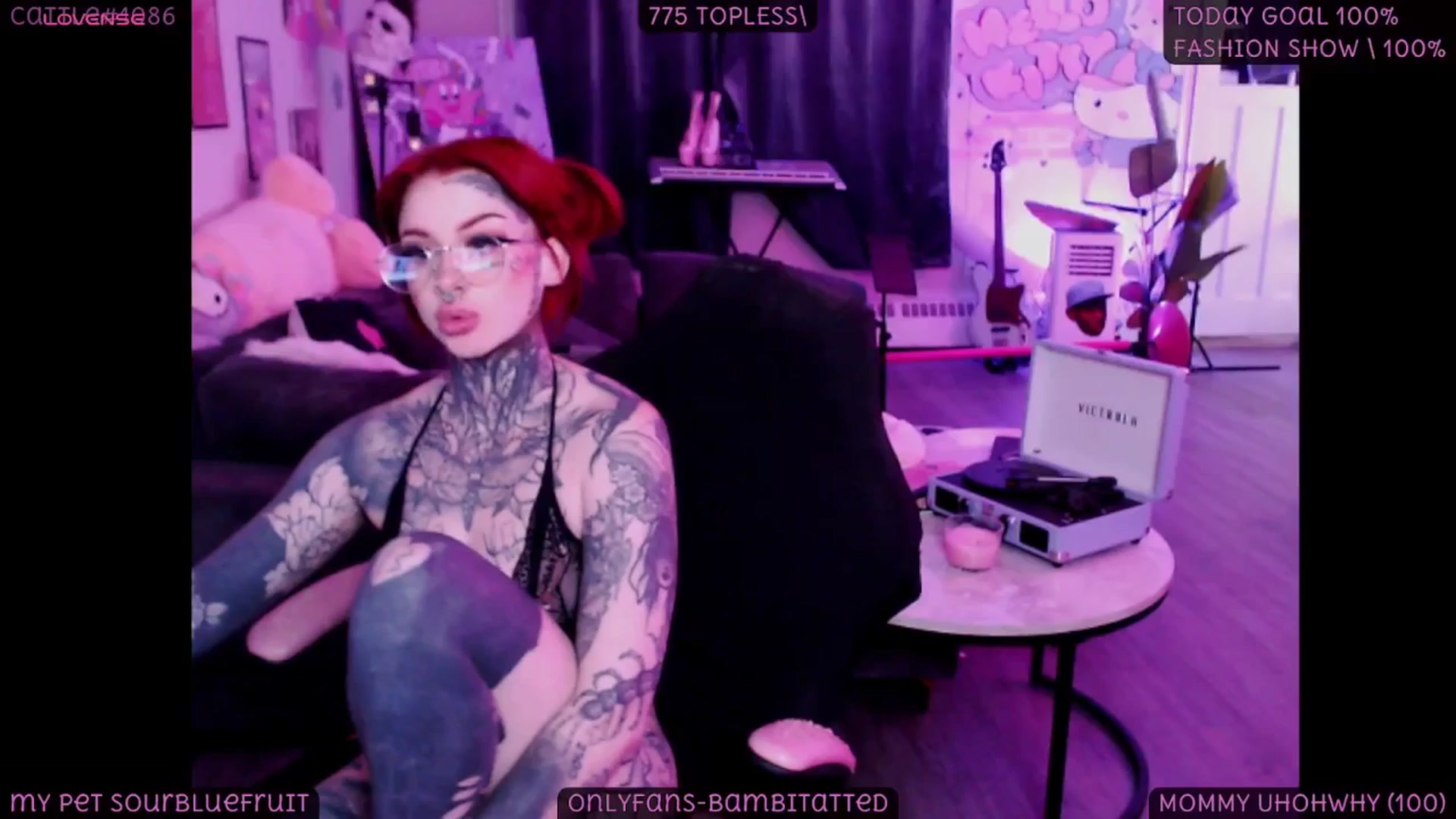 Gallery image thumbnail from Tattoobambi's myfreecams stream on, 10/10/2025, 06:35 image 1 of 20