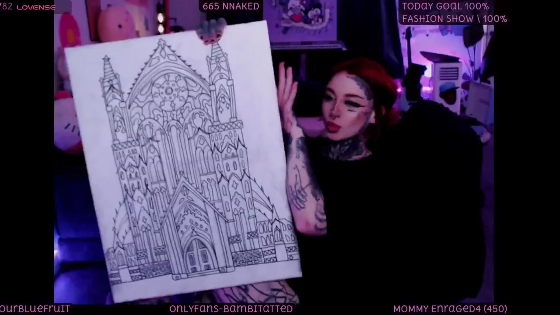 Gallery image thumbnail from Tattoobambi's myfreecams stream on, 10/17/2025, 03:08 image 6 of 20