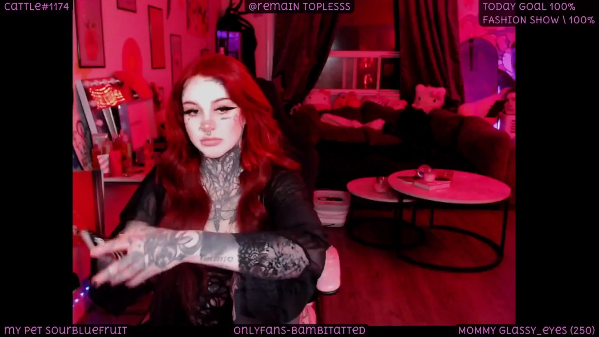 Gallery image thumbnail from Tattoobambi's myfreecams stream on, 11/06/2025, 05:22 image 6 of 20